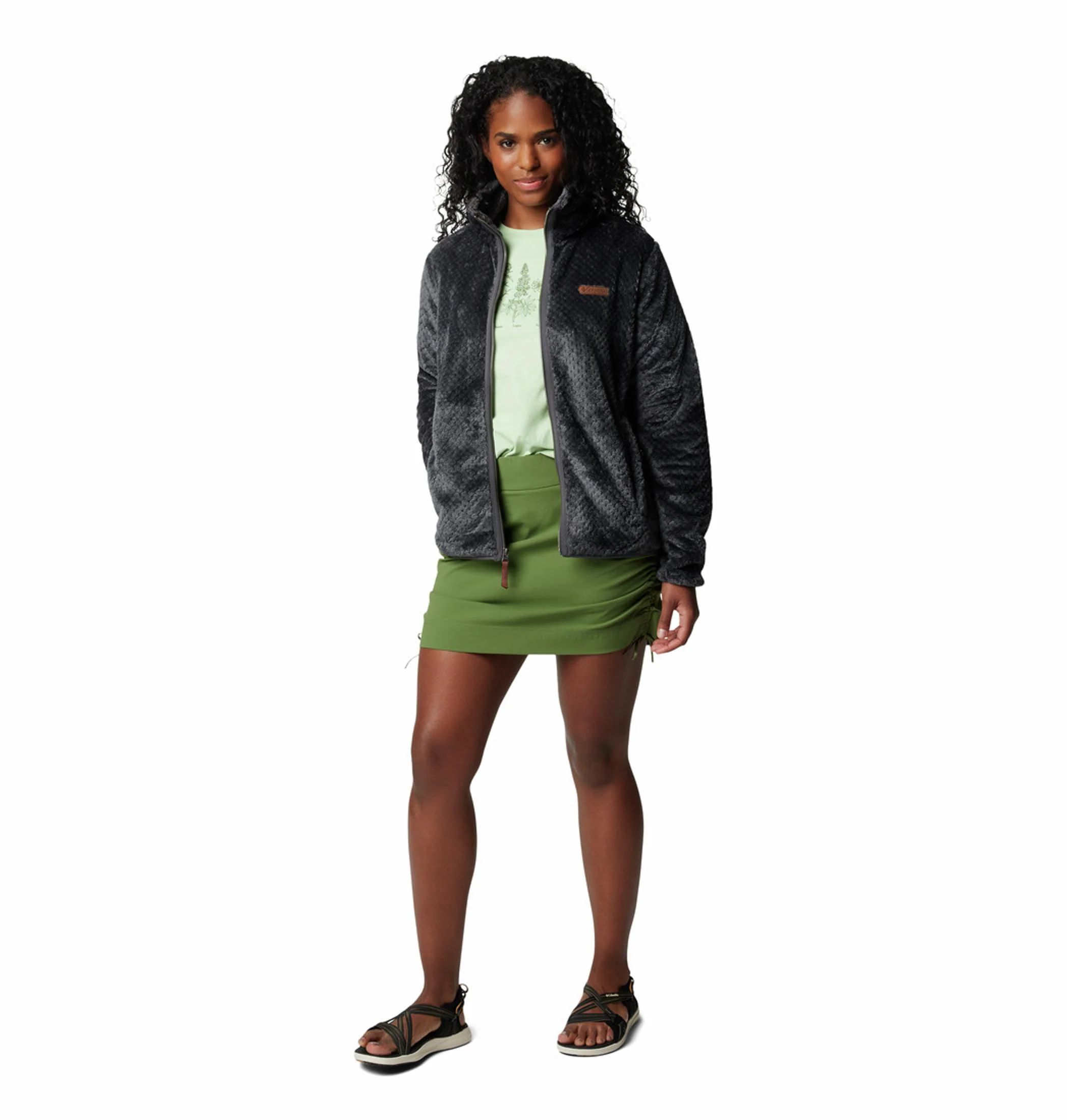Columbia Women Black Fire Side II Sherpa FZ - Image 4
