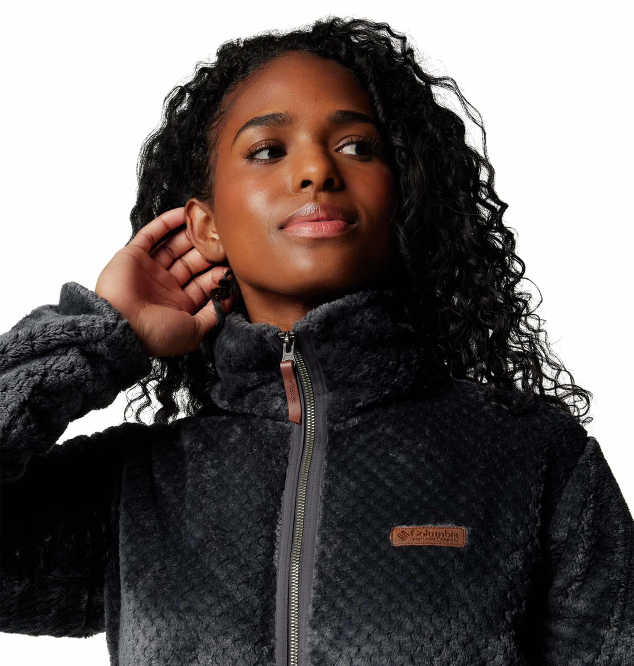 Columbia Women Black Fire Side II Sherpa FZ - Image 5