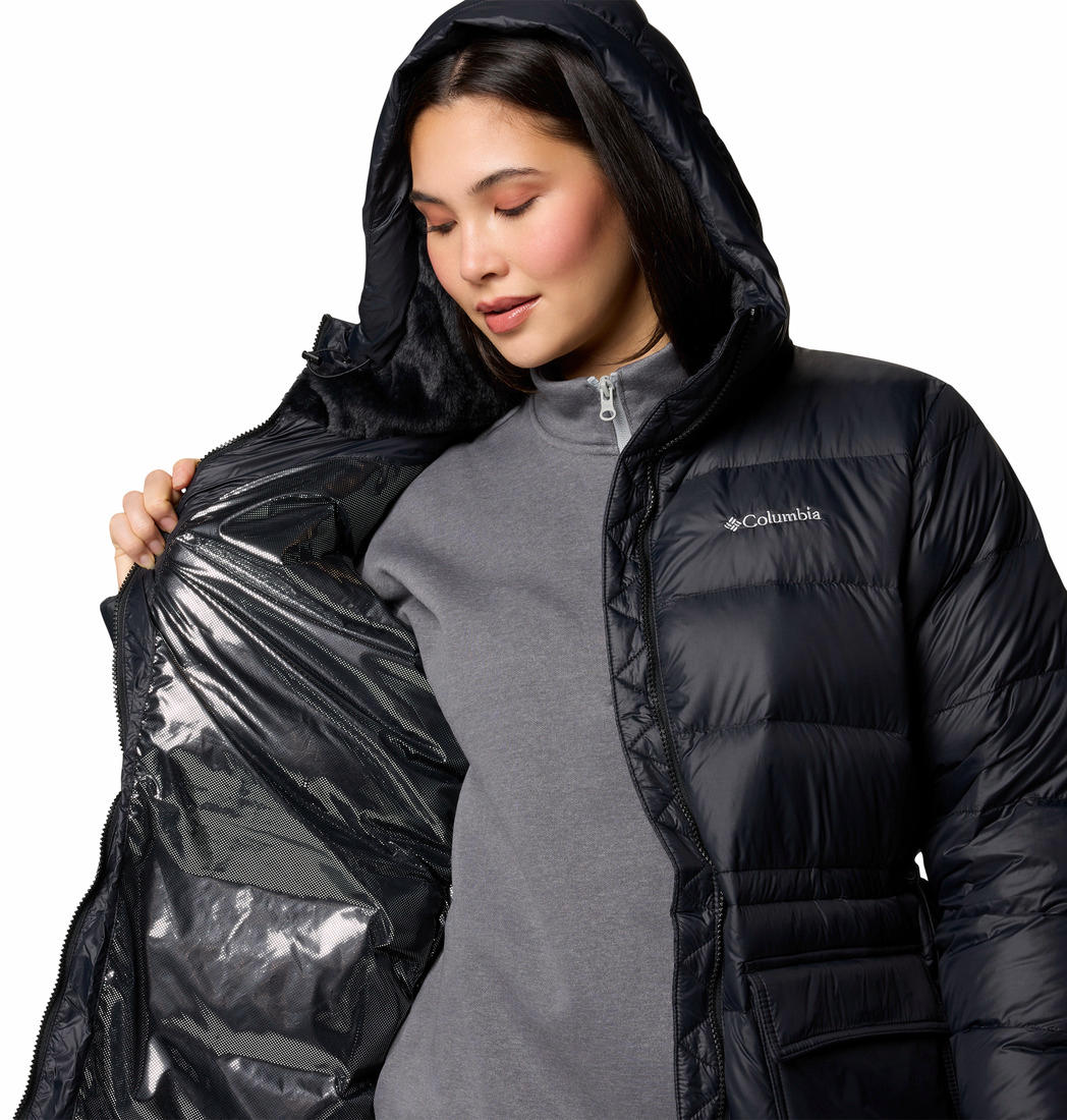 Columbia Women Black Harmony Falls Mid Down Jacket - Image 7