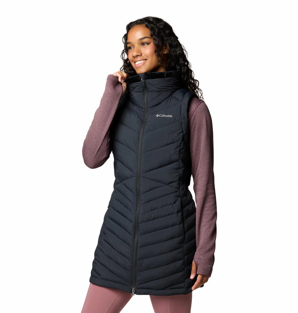 Columbia Women Black Joy Peak II Long Vest - Image 3