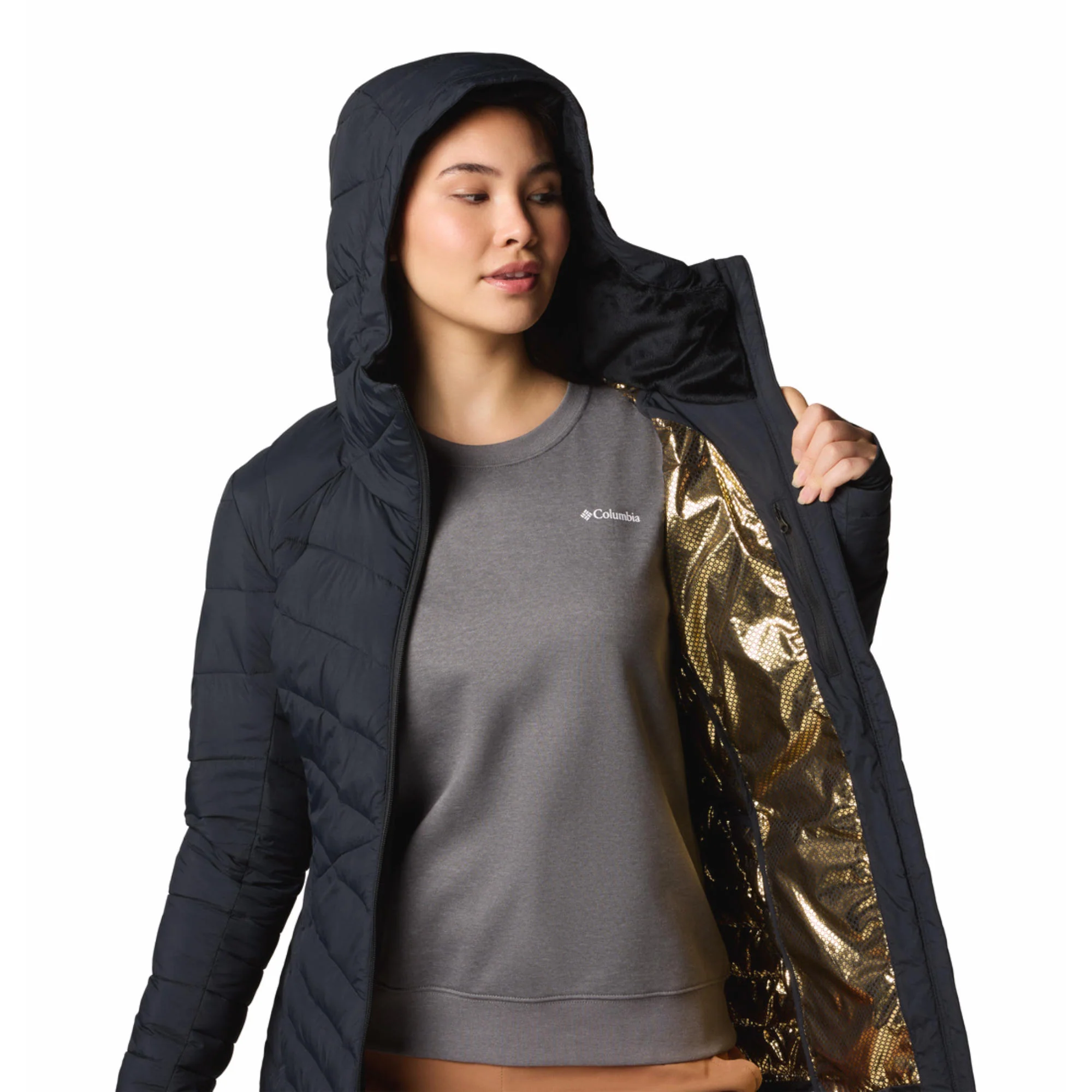 Columbia Women Black Joy Peak II Mid Jacket - Image 7