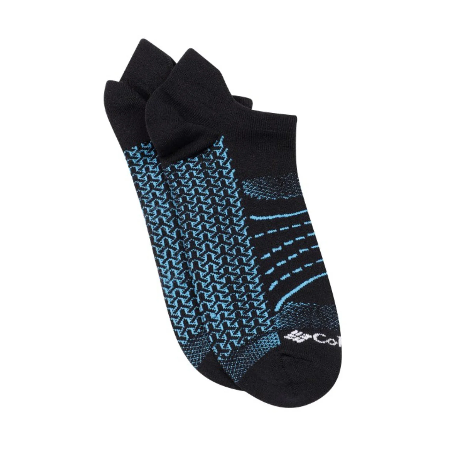 Columbia Women Black MAPPED BRRR NO-SHOW LIGHTWEIGHT  (2 Pair) (Non Returnable) - Image 2