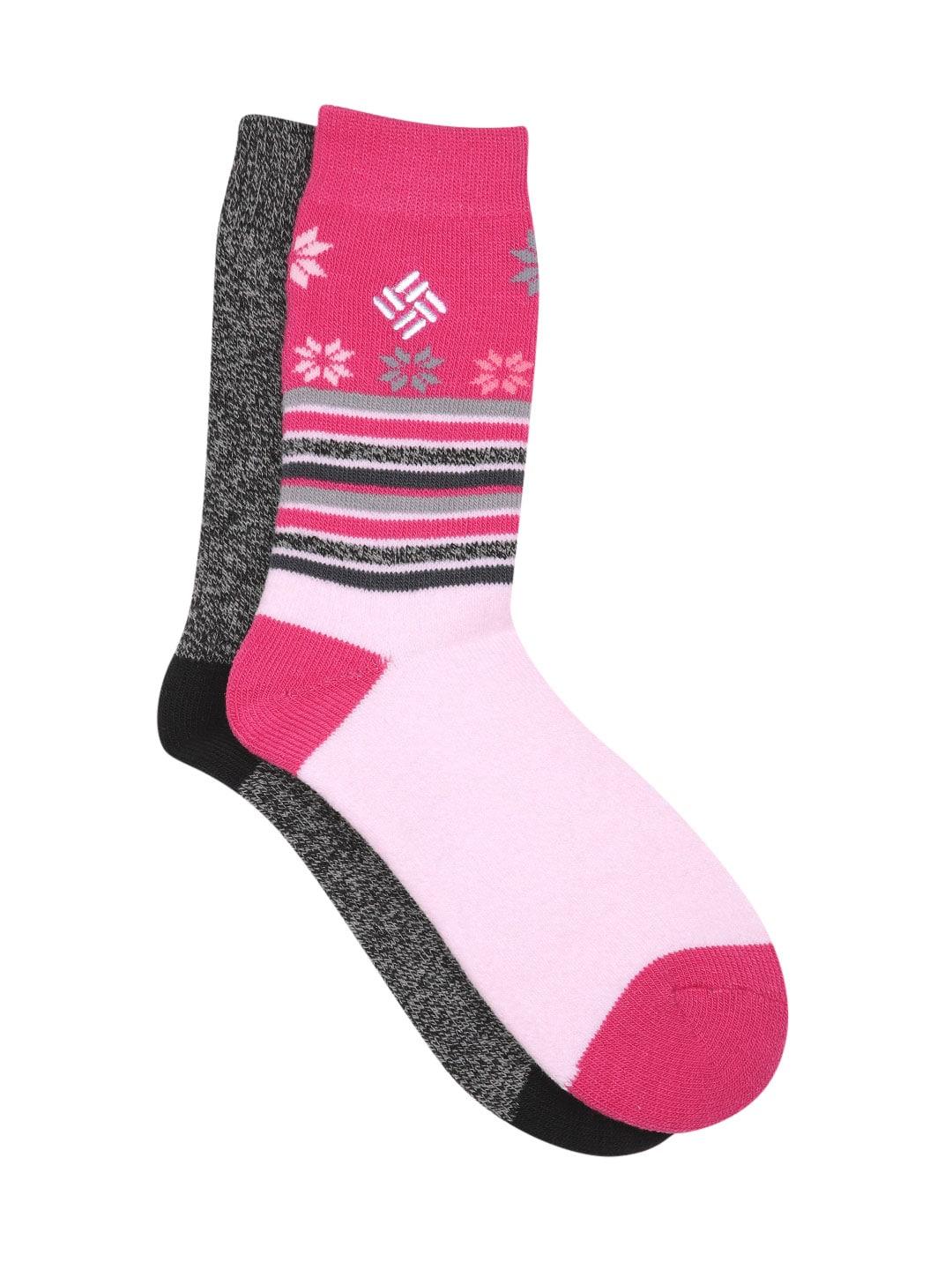 Columbia Women Black Medium Weight Snowfall Thermal  (2 Pair) (Non Returnable) - Image 2