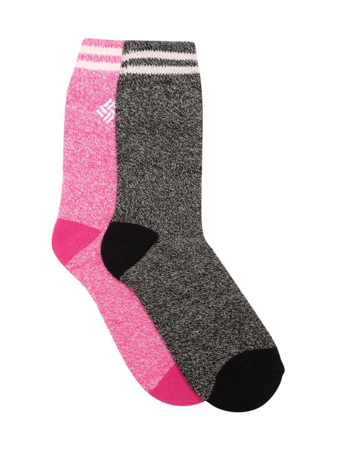 Columbia Women Black SOCKS WM 2P THERMAL CREW-MED 2  (2 Pair) (Non Returnable) - Image 2