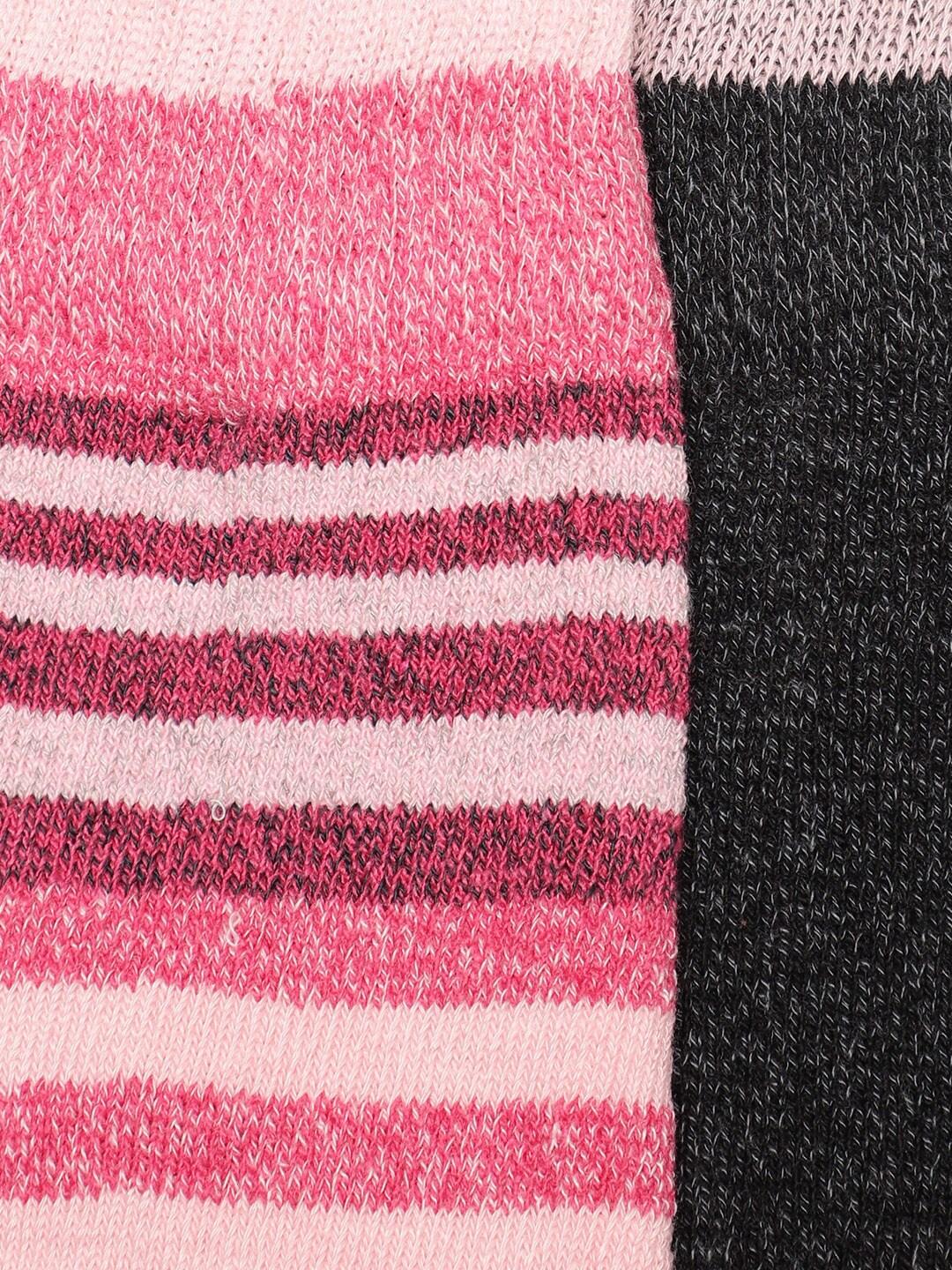 Columbia Women Black Moisture Control Stripe Crew (2 Pair) (Non Returnable) - Image 4