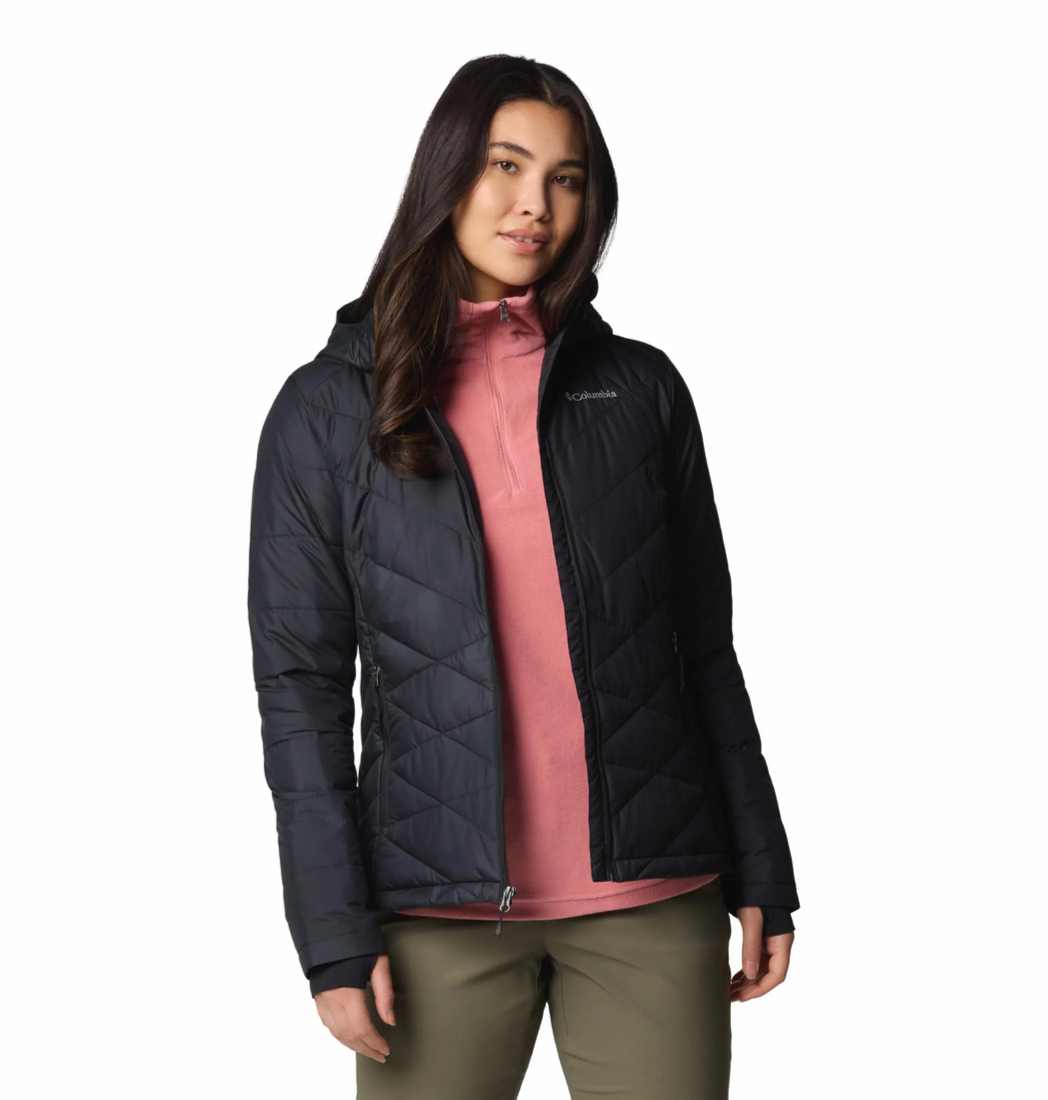 Columbia Women Black Heavenly Hooded Jacket - Image 10