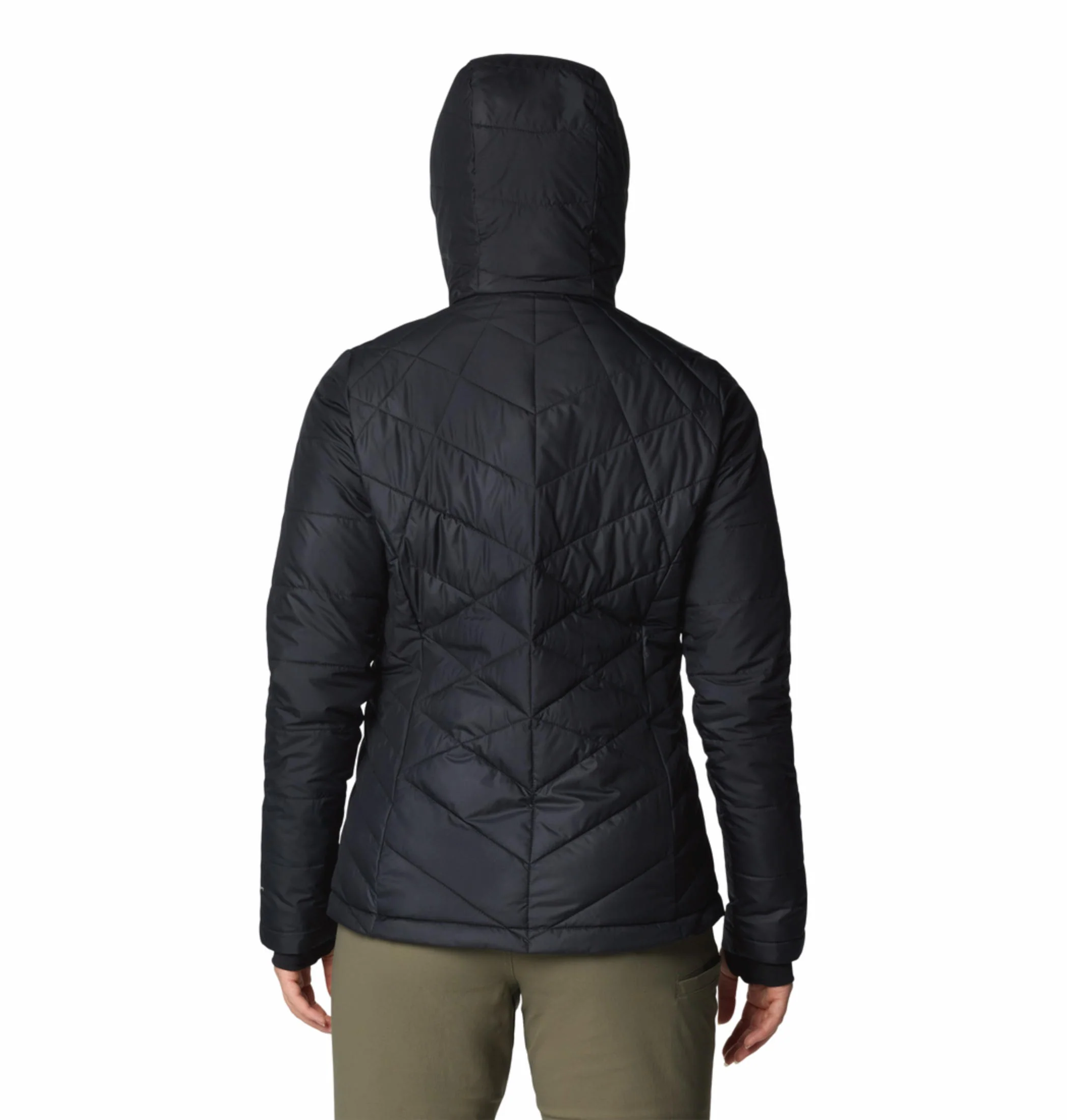Columbia Women Black Heavenly Hooded Jacket - Image 5