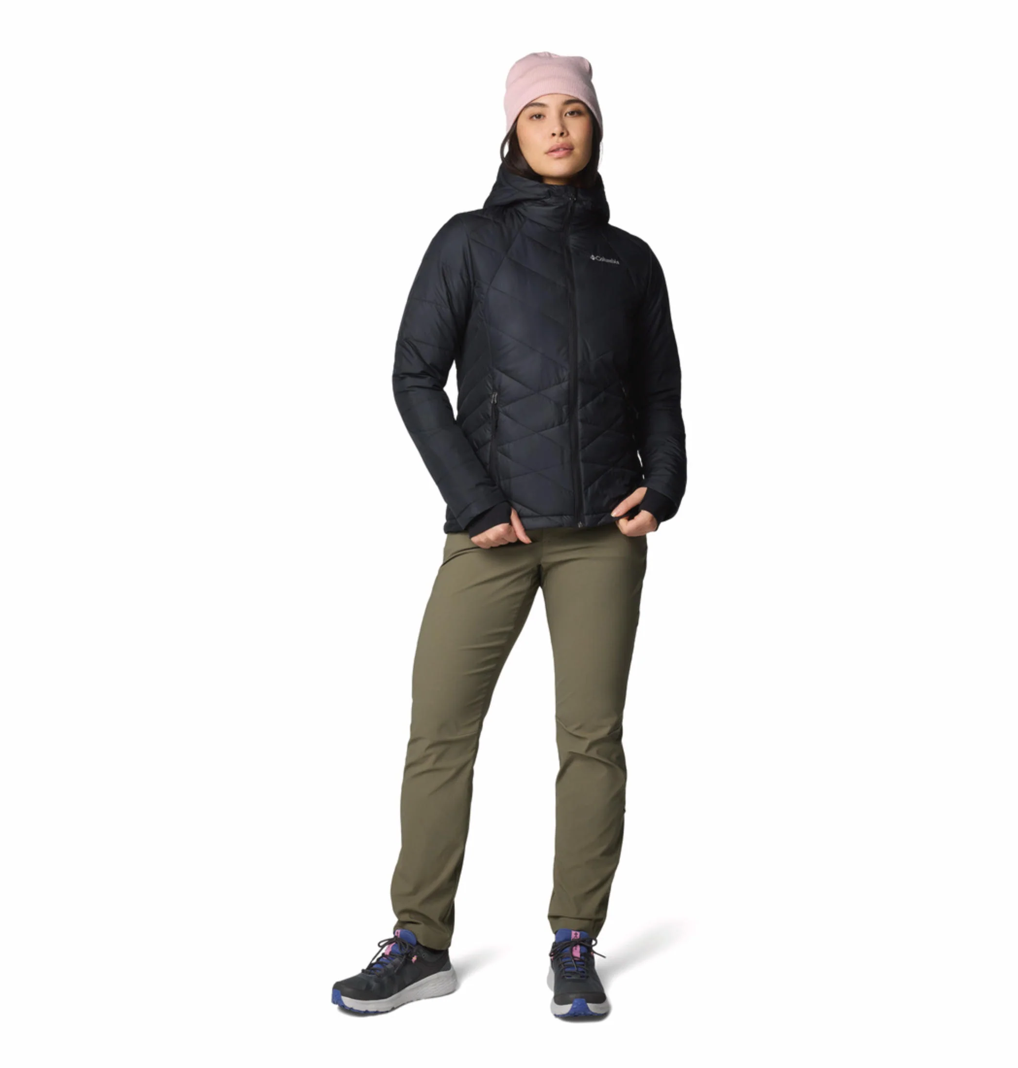 Columbia Women Black Heavenly Hooded Jacket - Image 6