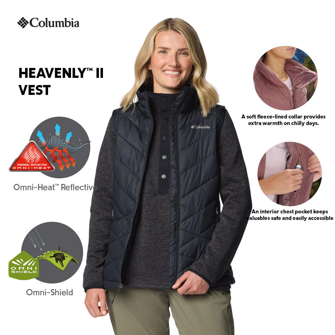 Columbia Women Black Heavenly II Vest - Image 2