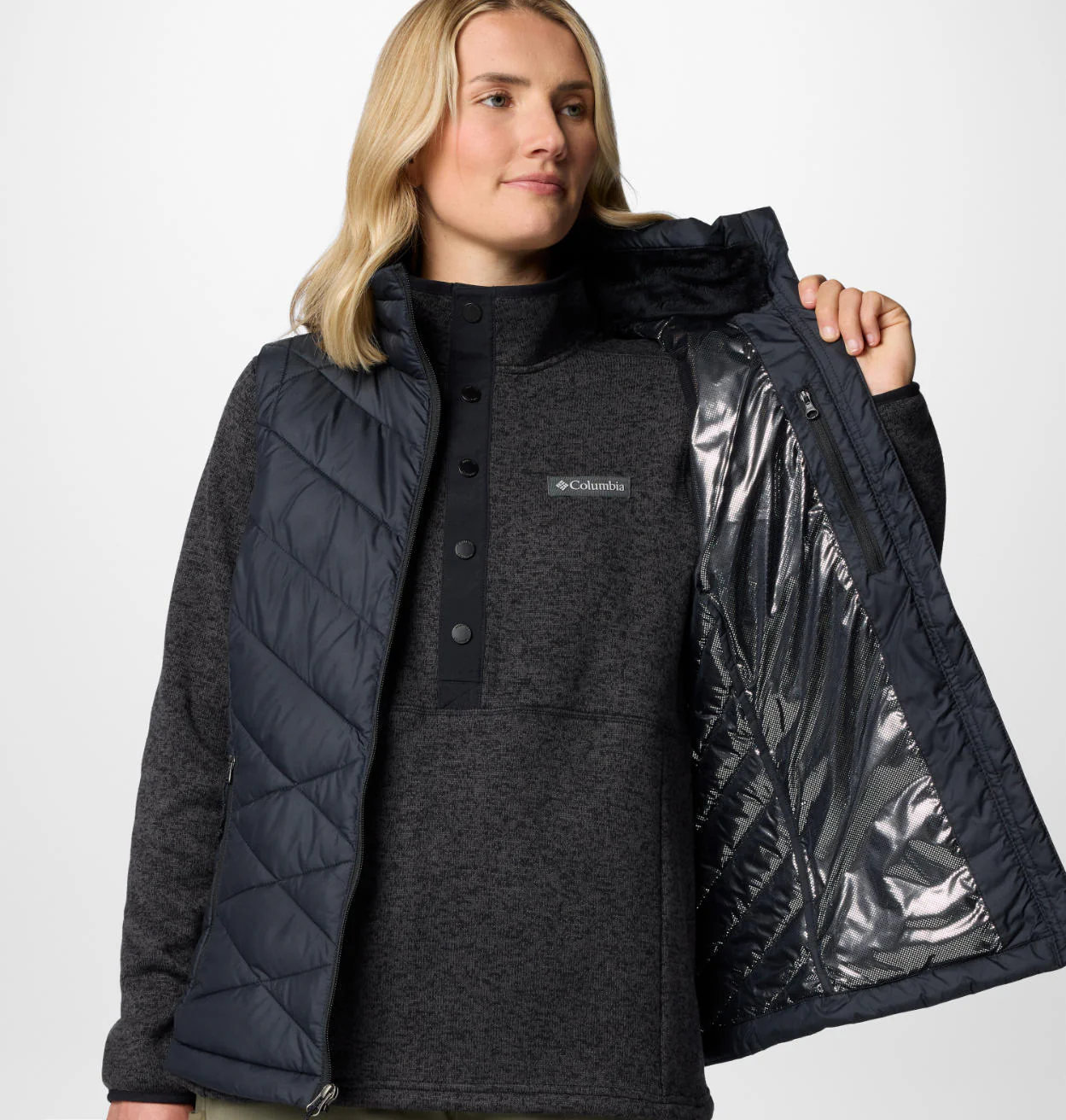 Columbia Women Black Heavenly II Vest - Image 7