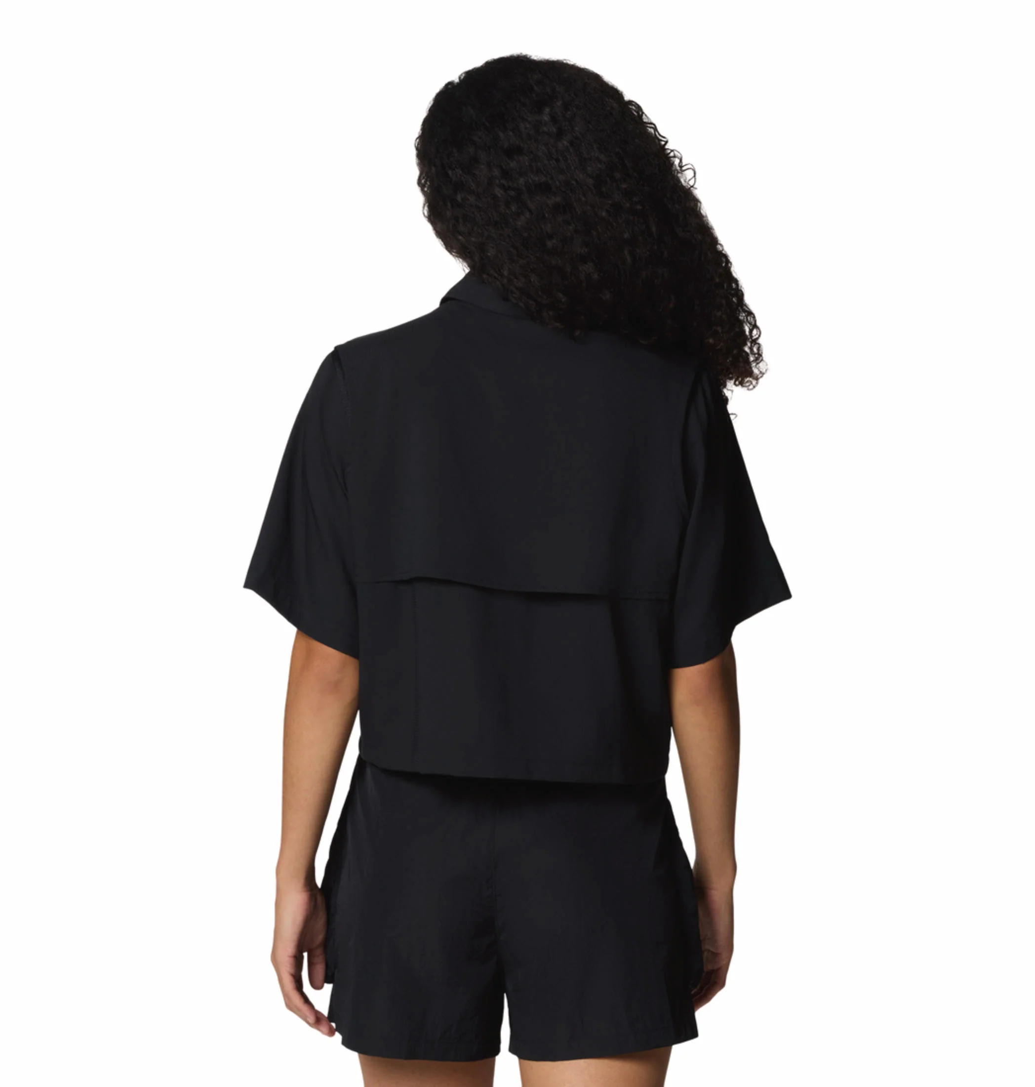 Columbia Women Black Elevated View Utility SS (Sun Protection) - Image 5
