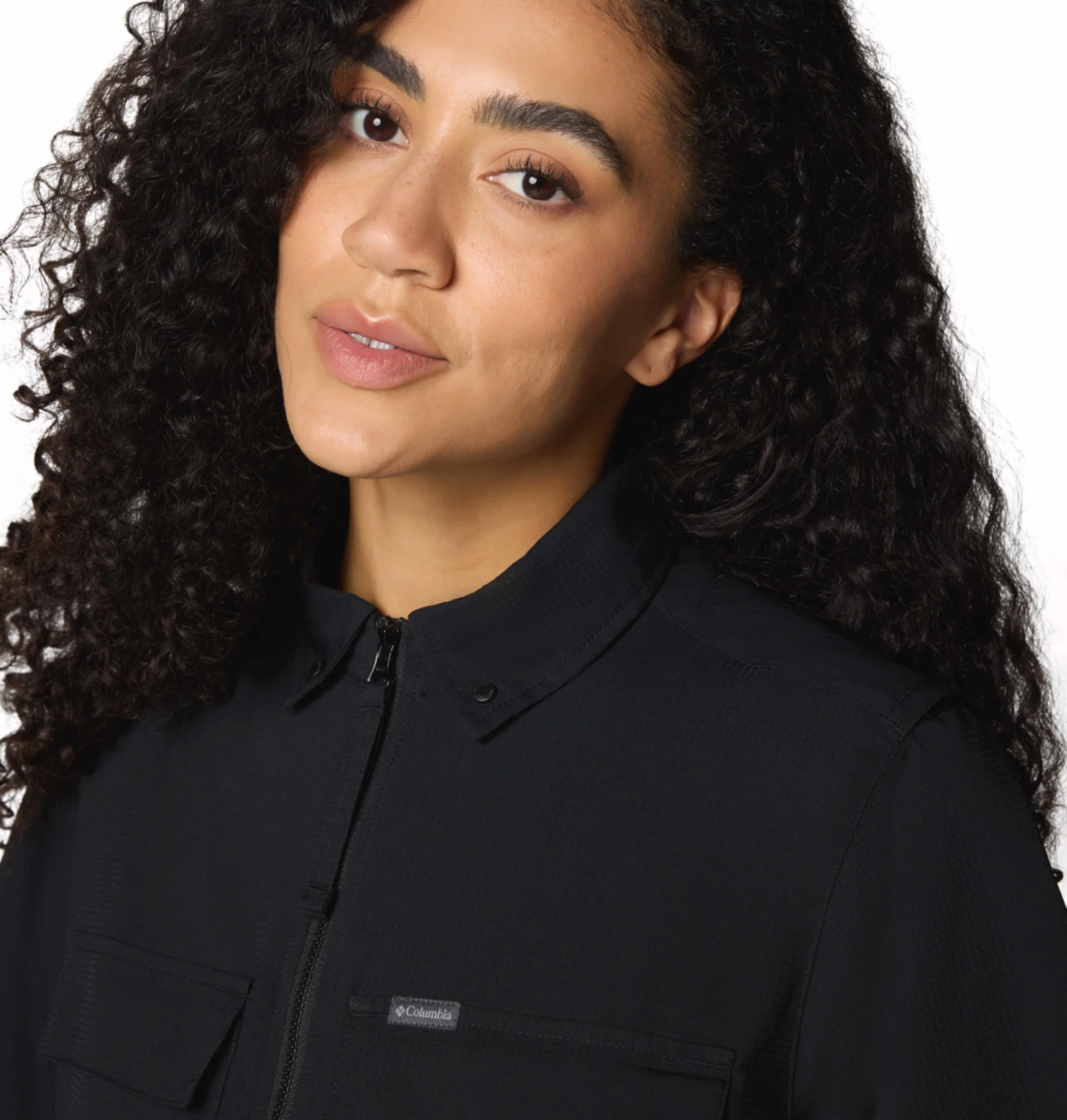 Columbia Women Black Elevated View Utility SS (Sun Protection) - Image 7