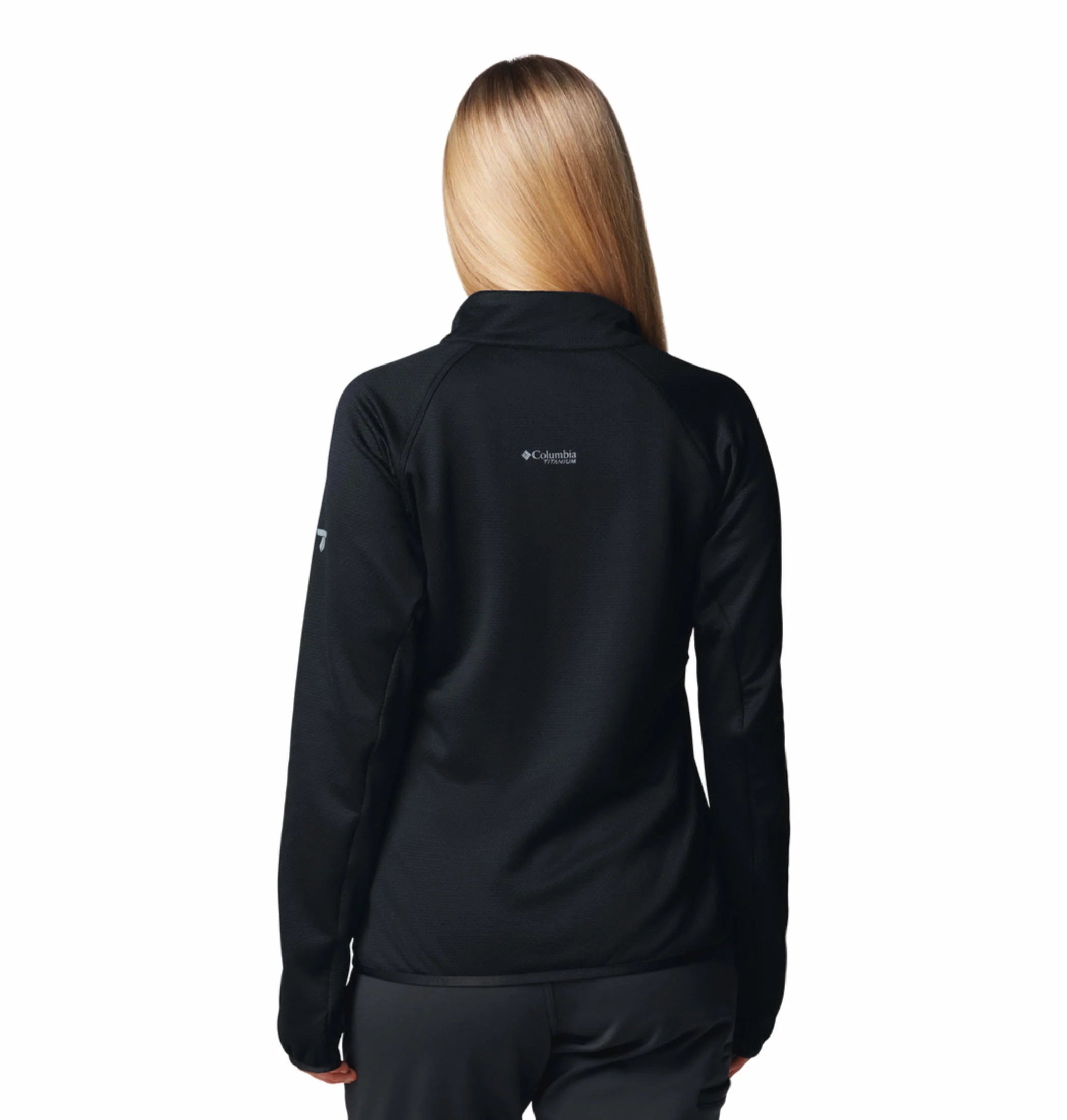 Columbia Women Black Triple Canyon Grid Fleece FZ - Image 5