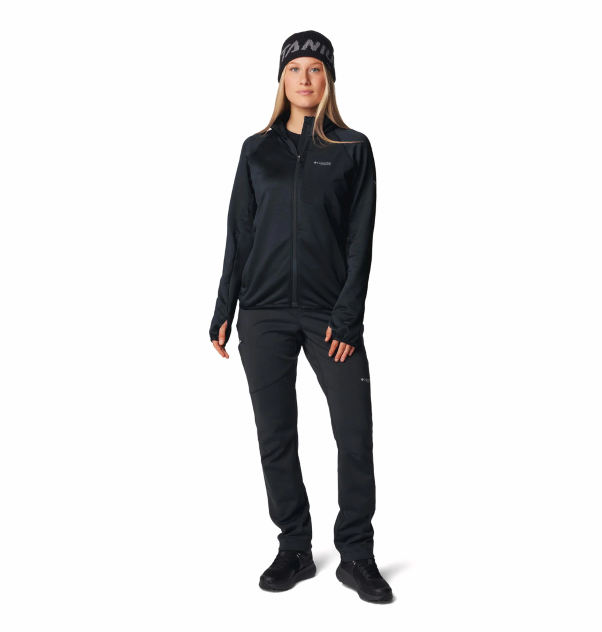 Columbia Women Black Triple Canyon Grid Fleece FZ - Image 6