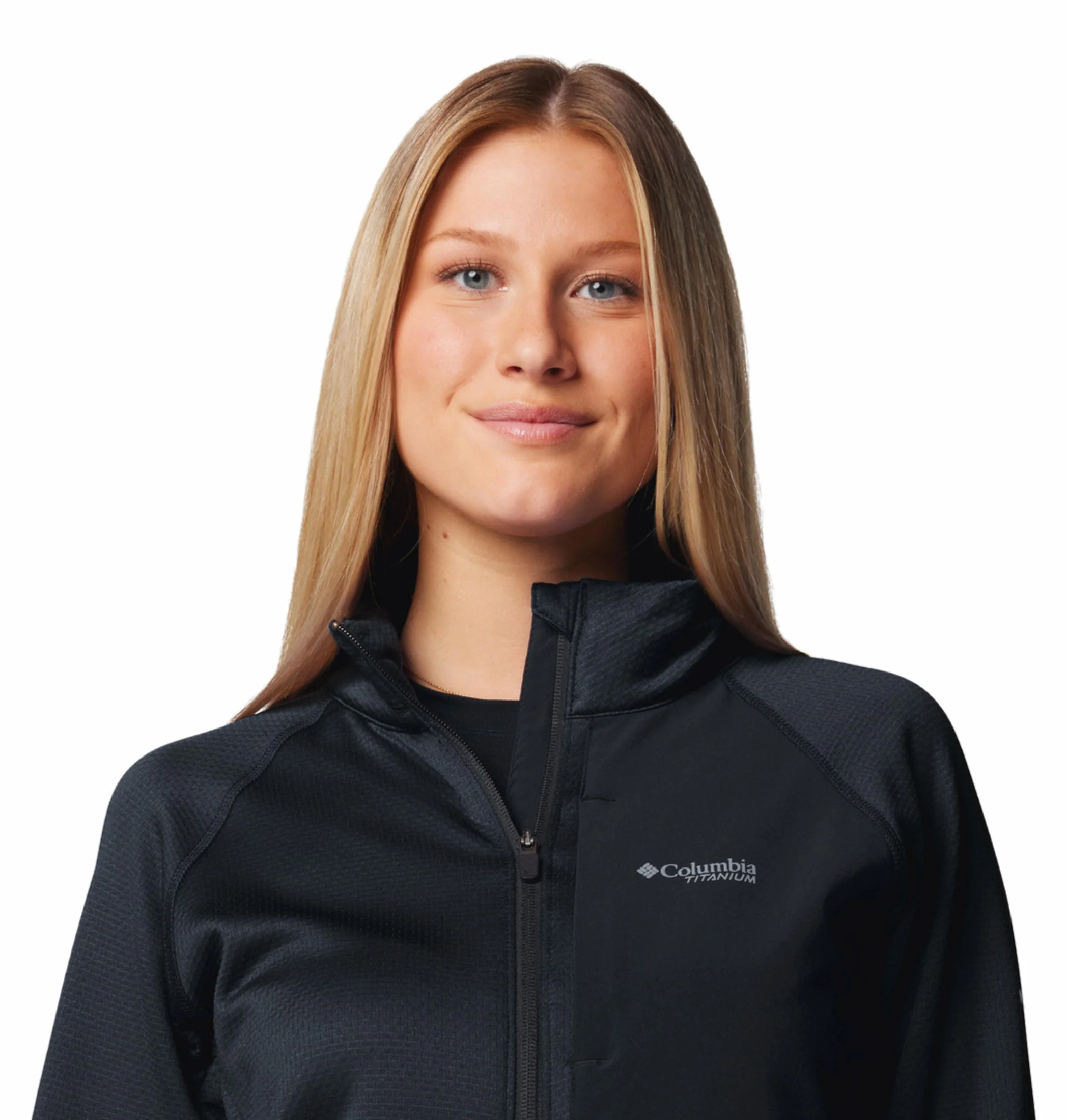 Columbia Women Black Triple Canyon Grid Fleece FZ - Image 7