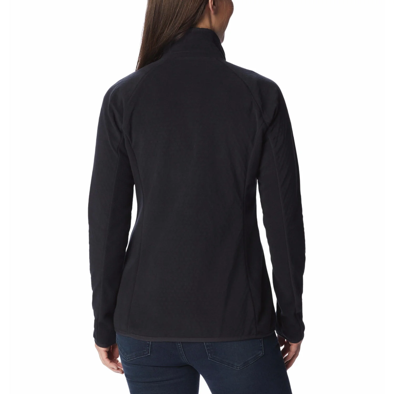 Columbia Women Black Outdoor Tracks Full Zip II - Image 2