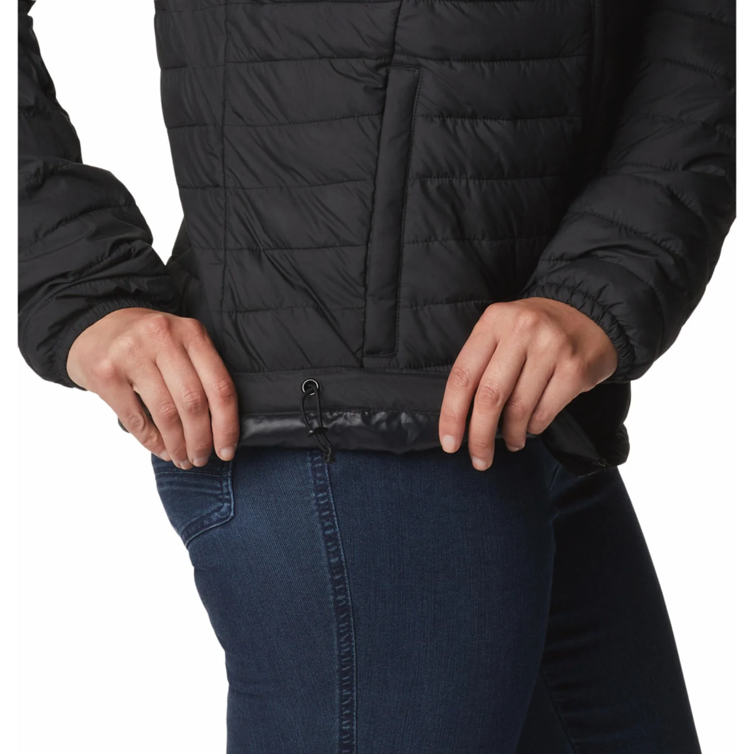 Columbia Women Black Silver Falls II Hooded Jacket - Image 4