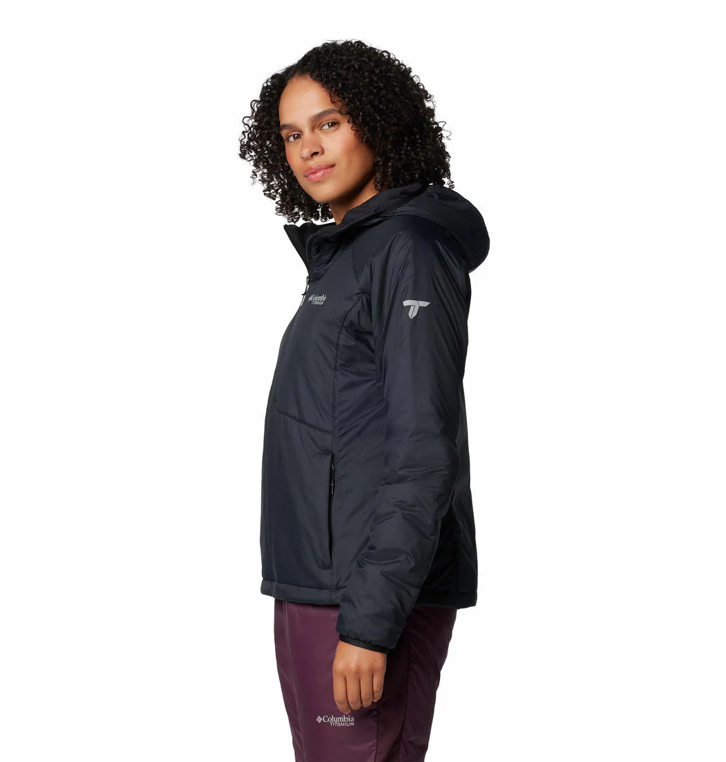 Columbia Women Black Silver Leaf II Stretch Insulated Jacket - Image 3