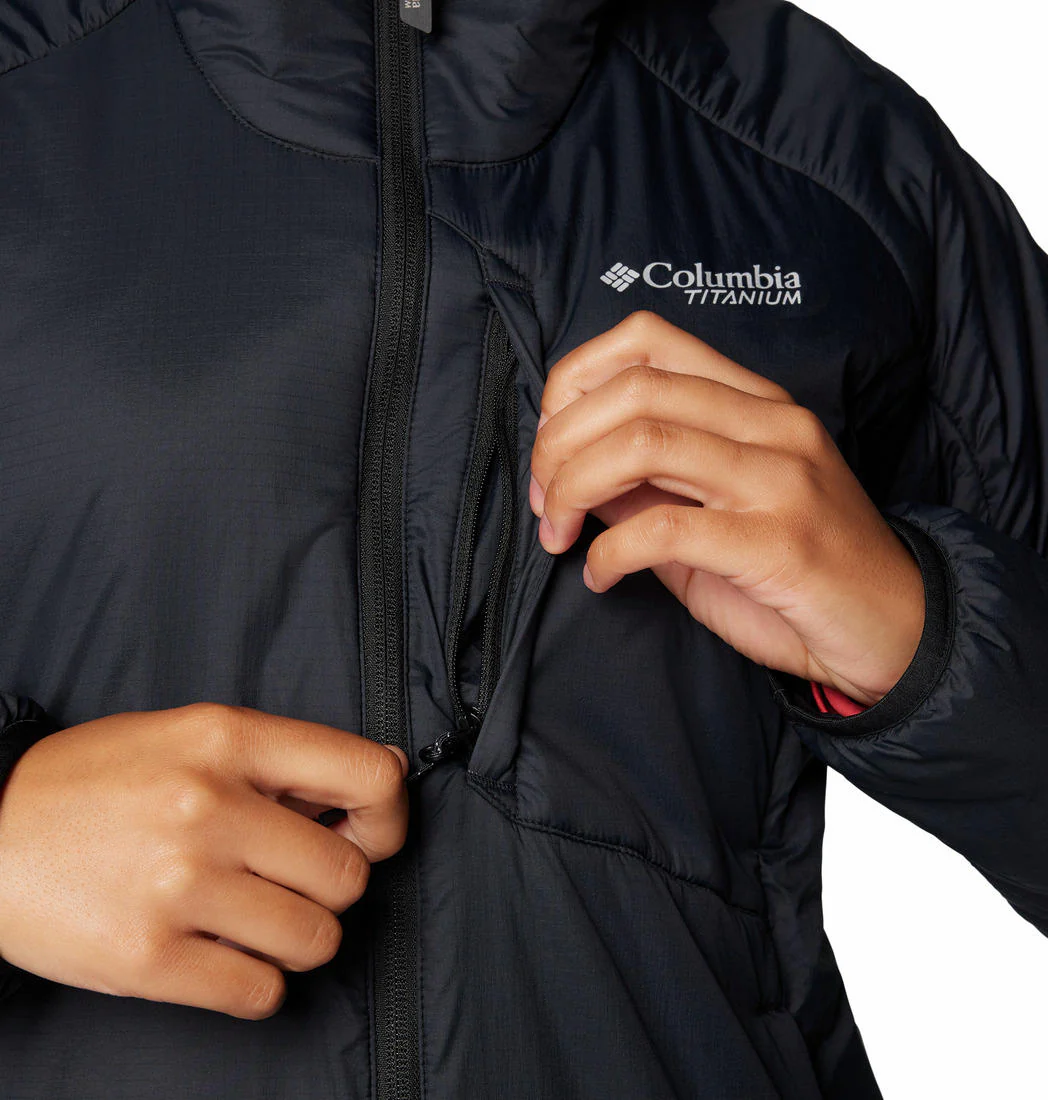 Columbia Women Black Silver Leaf II Stretch Insulated Jacket - Image 7