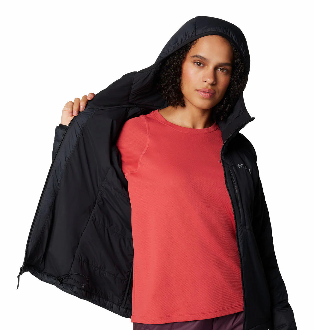 Columbia Women Black Silver Leaf II Stretch Insulated Jacket - Image 9