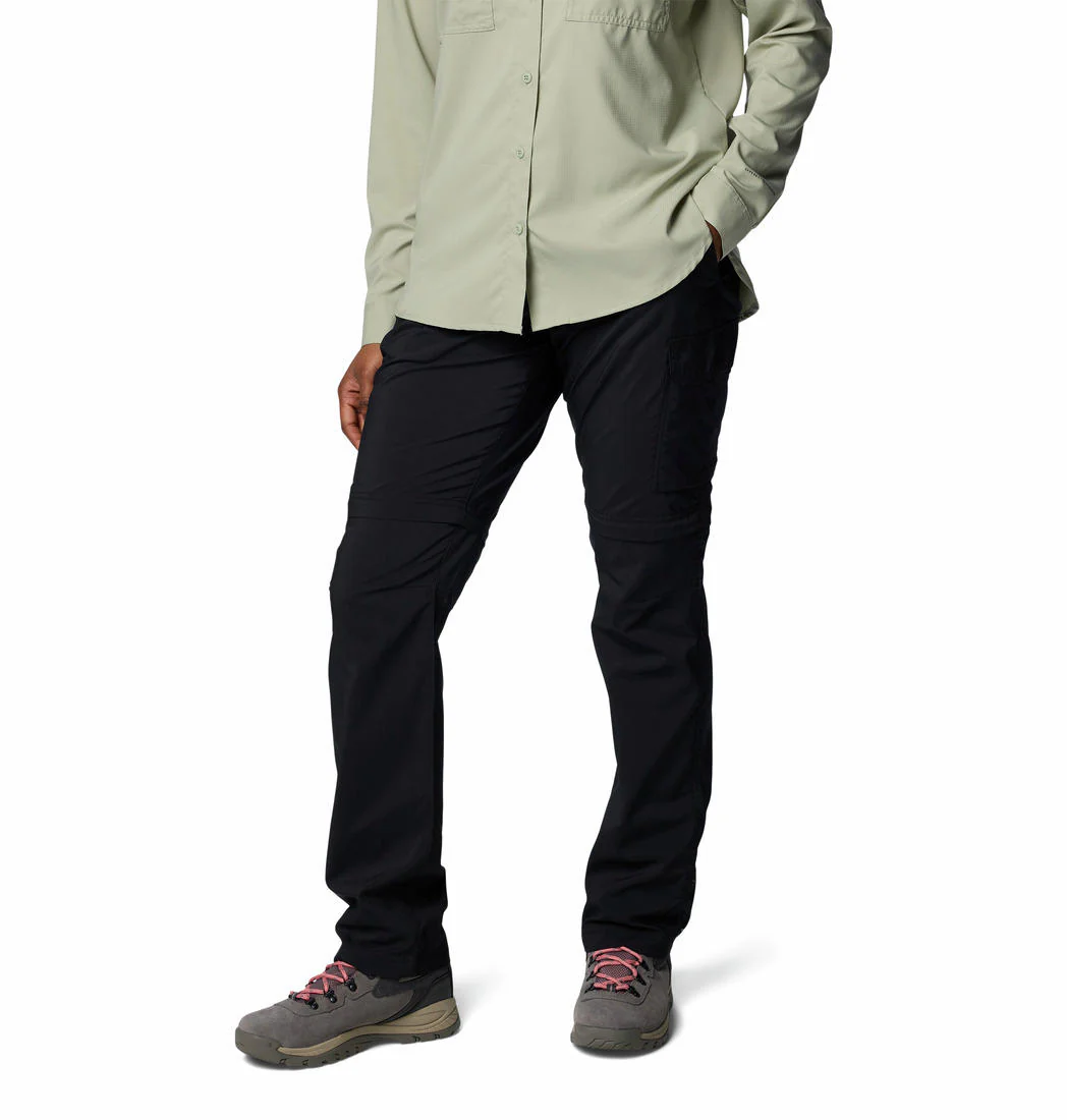 Columbia Women Black Silver Ridge Utility Convertible Pant (Sun Protection) - Image 4
