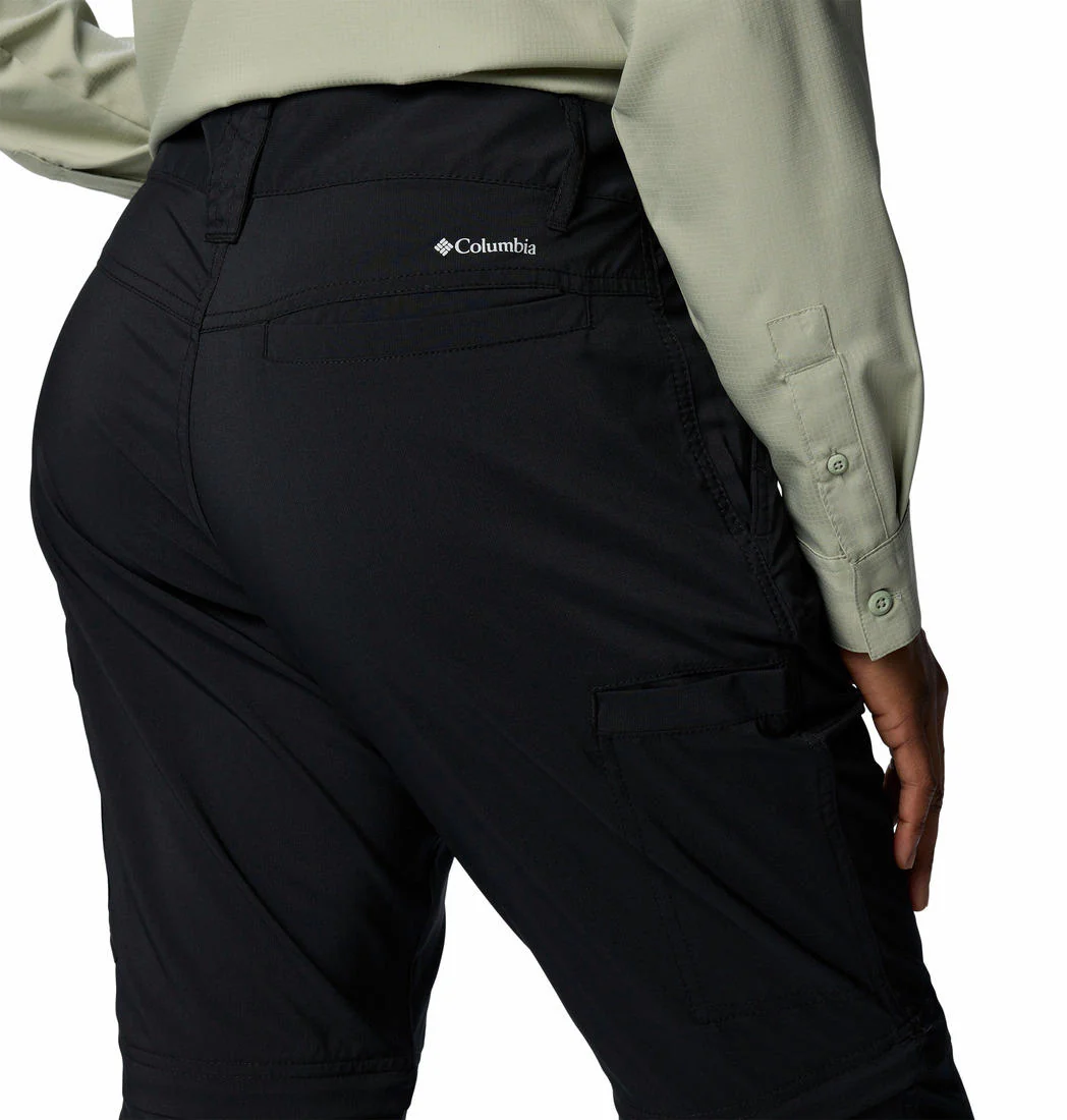 Columbia Women Black Silver Ridge Utility Convertible Pant (Sun Protection) - Image 7