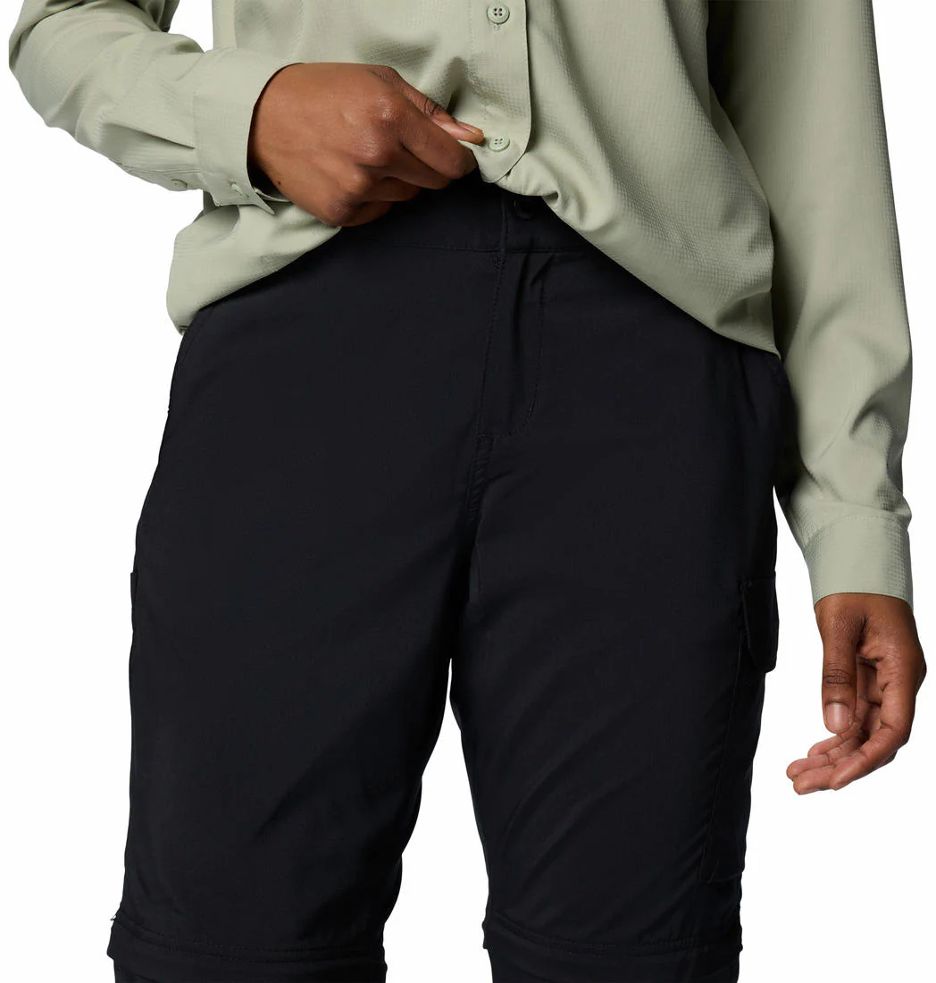 Columbia Women Black Silver Ridge Utility Convertible Pant (Sun Protection) - Image 8