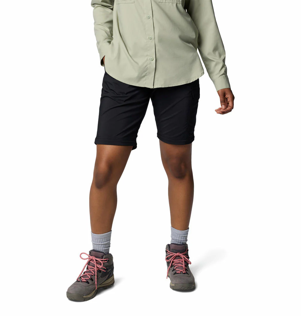 Columbia Women Black Silver Ridge Utility Convertible Pant (Sun Protection) - Image 9