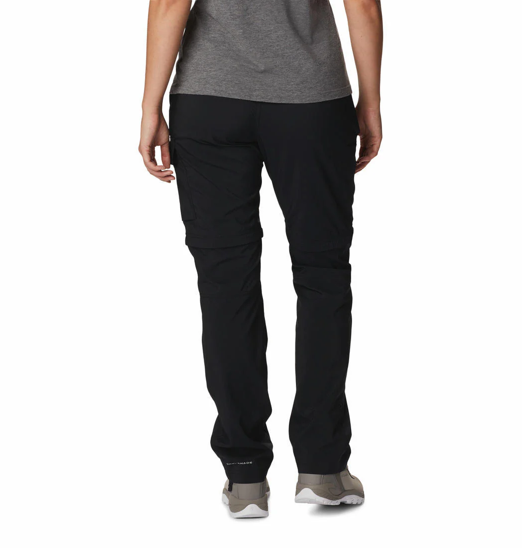 Columbia Women Black Silver Ridge Utility Convertible Pant (Sun Protection) - Image 2