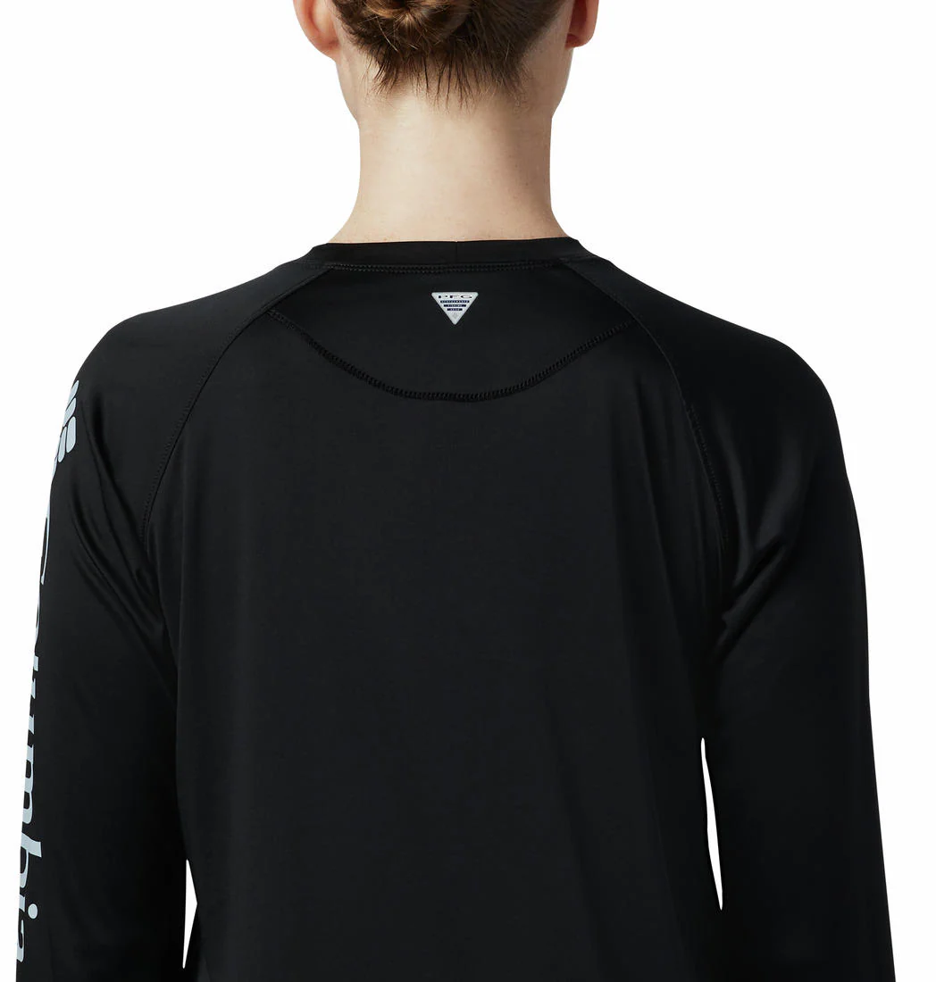 Columbia Women Black Tidal Tee II Long Sleeve (Sun Protection) - Image 5
