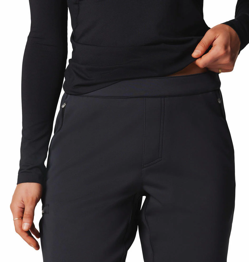 Columbia Women Black Vast Canyon High-Rise Softshell Pant - Image 5