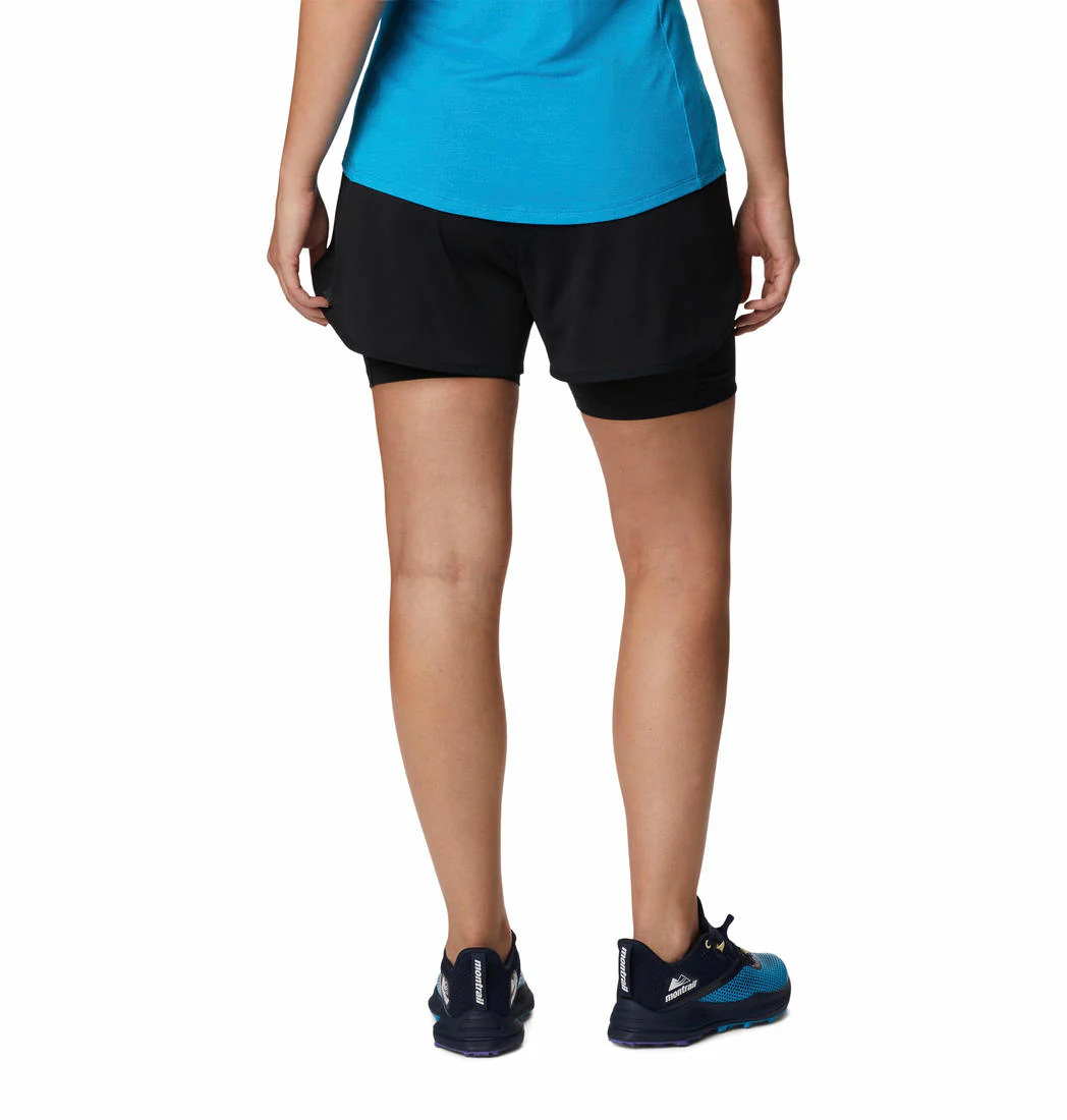 Columbia Women Black W Endless Trail 2n1 Short - Image 2