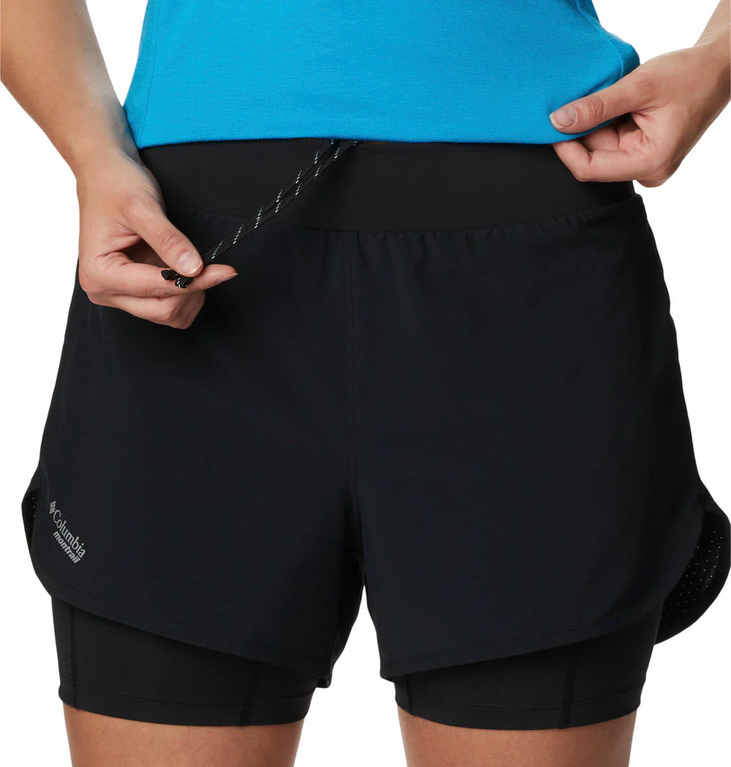 Columbia Women Black W Endless Trail 2n1 Short - Image 4