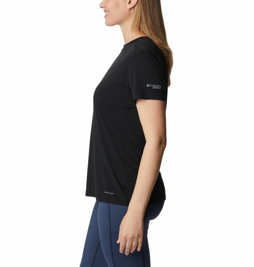 Columbia Women Black W Endless Trail Running Tech Tee - Image 3