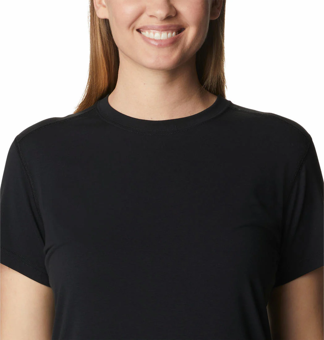 Columbia Women Black W Endless Trail Running Tech Tee - Image 4