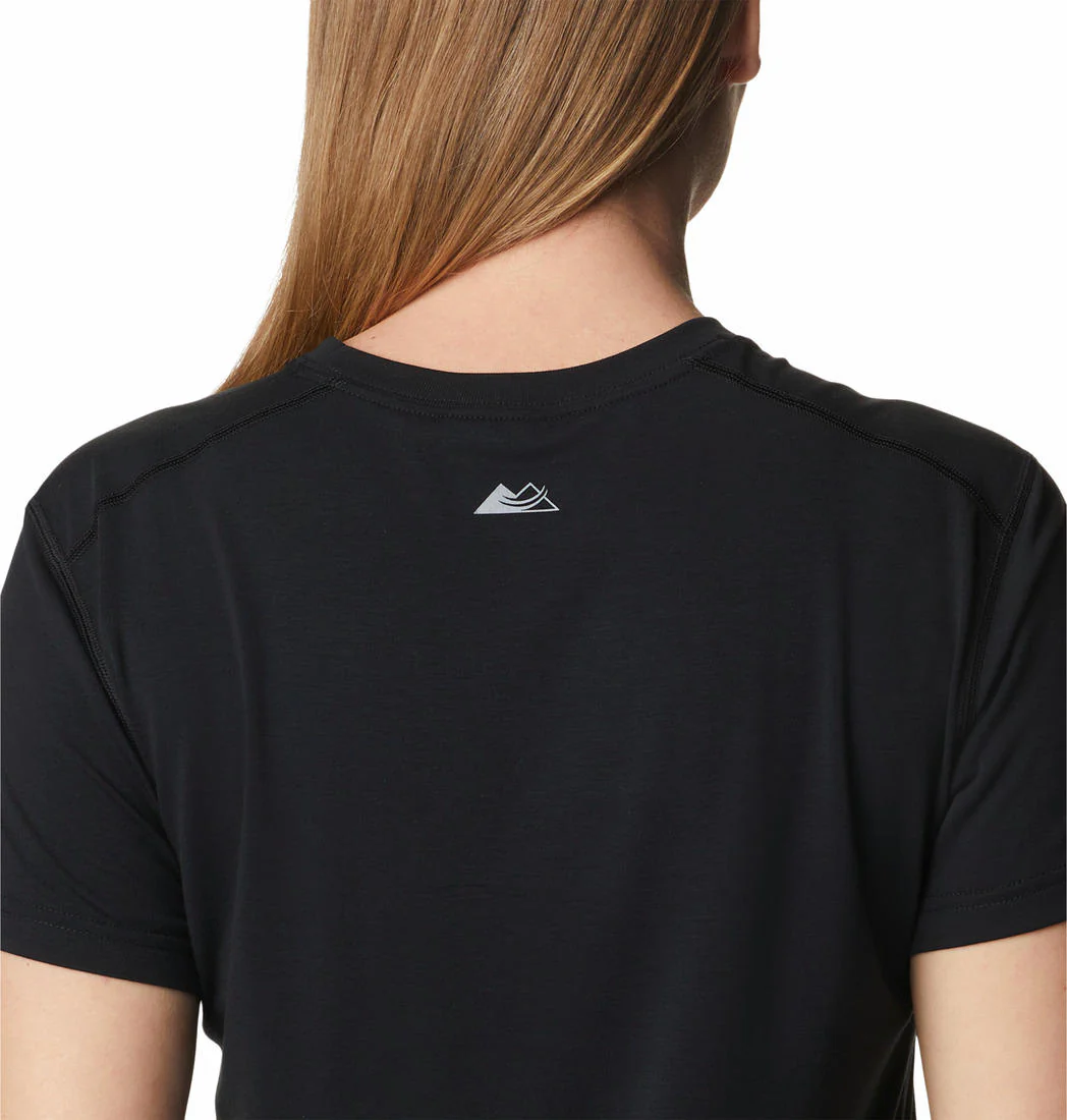 Columbia Women Black W Endless Trail Running Tech Tee - Image 5