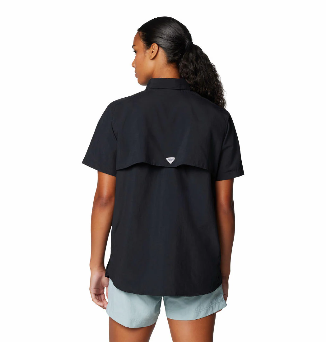 Columbia Women Black Womens Bahama II SS (Sun Protection) - Image 2