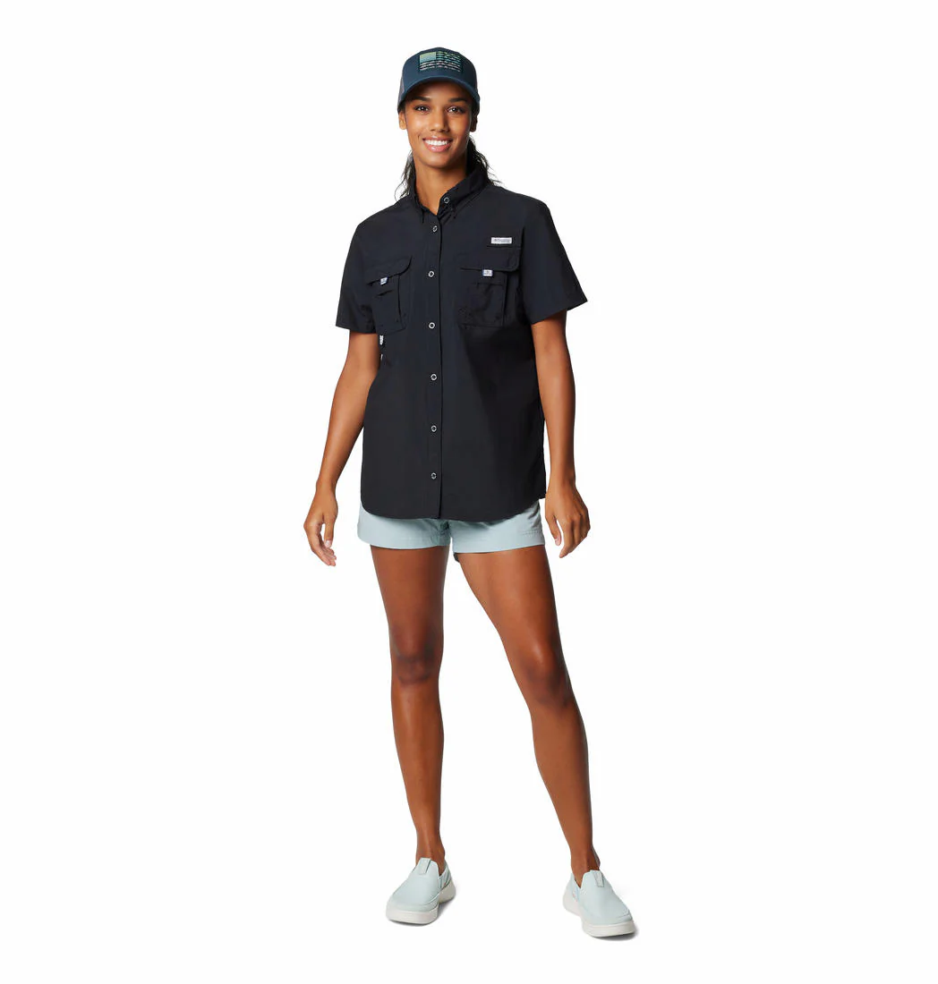 Columbia Women Black Womens Bahama II SS (Sun Protection) - Image 4