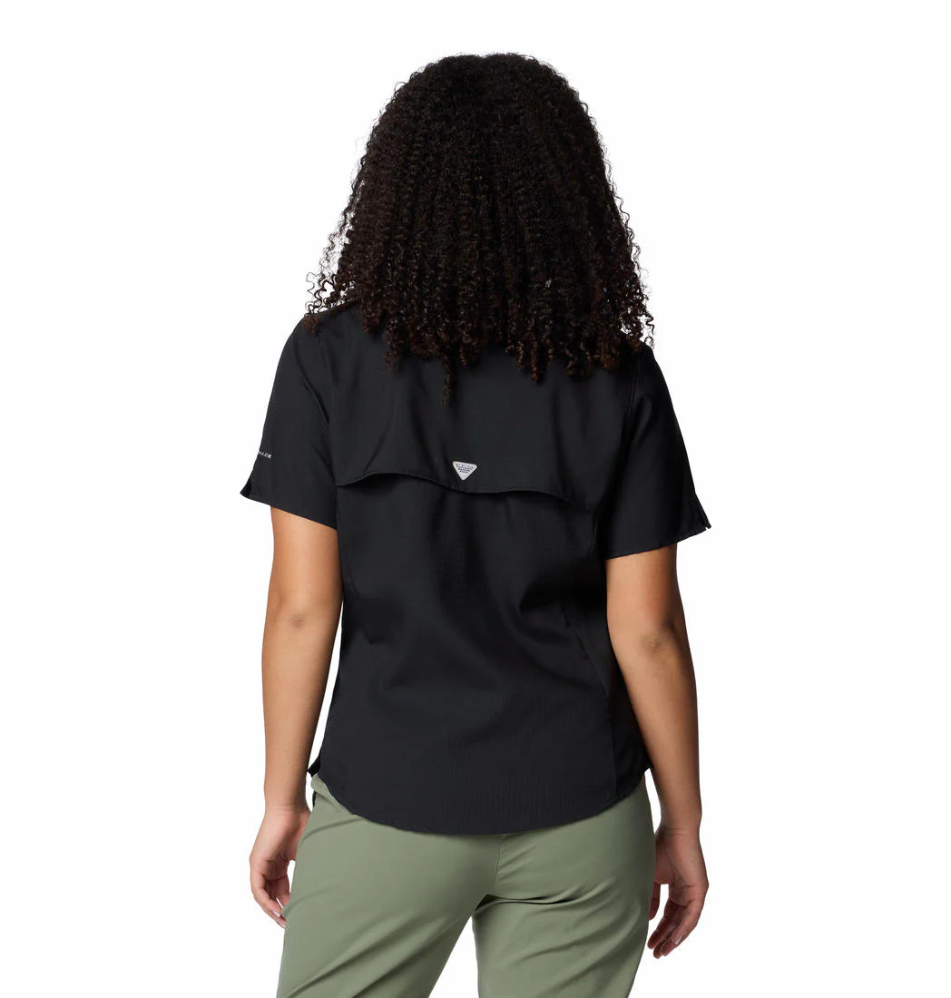 Columbia Women Black Womens Tamiami II SS Shirt (Sun Protection) - Image 2