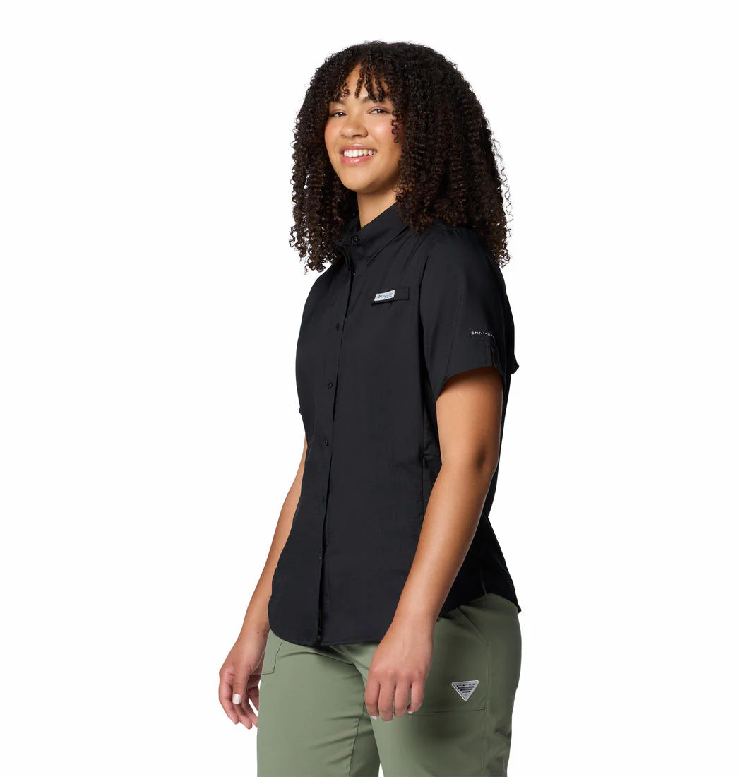 Columbia Women Black Womens Tamiami II SS Shirt (Sun Protection) - Image 3