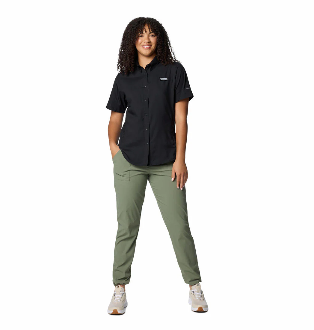 Columbia Women Black Womens Tamiami II SS Shirt (Sun Protection) - Image 4