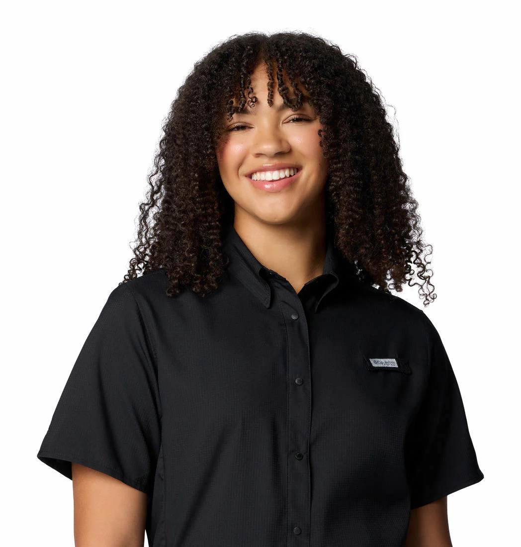 Columbia Women Black Womens Tamiami II SS Shirt (Sun Protection) - Image 6