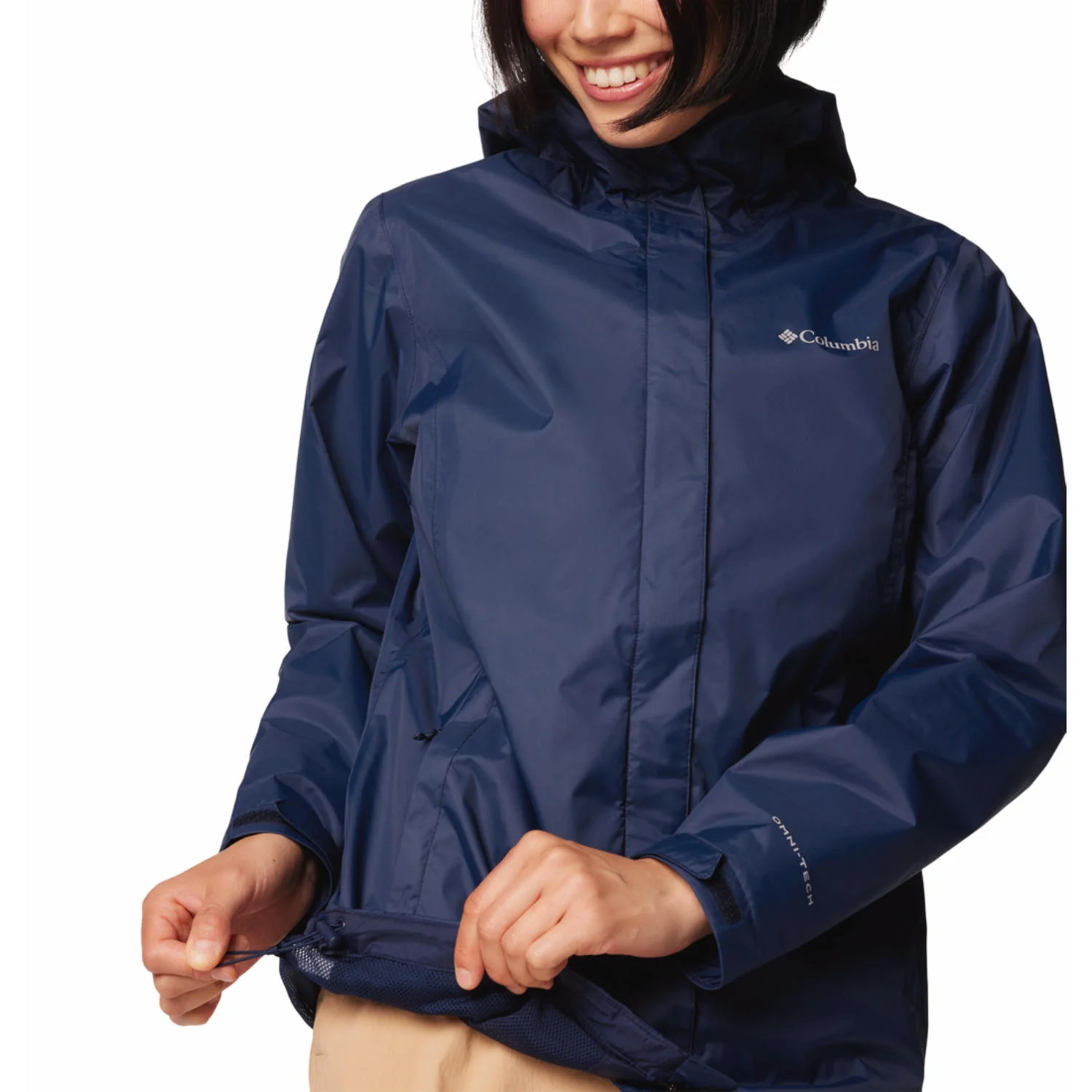 Columbia Women Blue Arcadia II Jacket Waterproof - Image 4