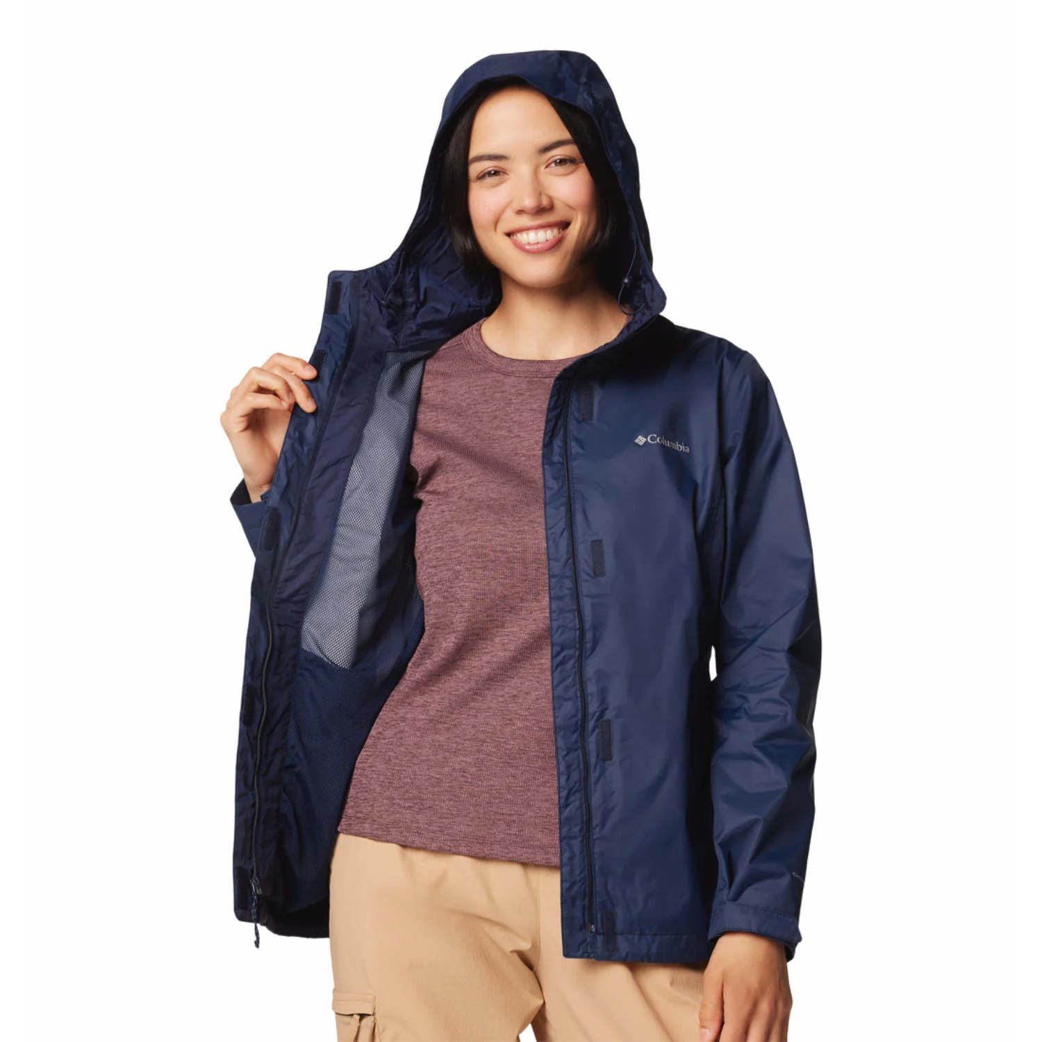 Columbia Women Blue Arcadia II Jacket Waterproof - Image 7