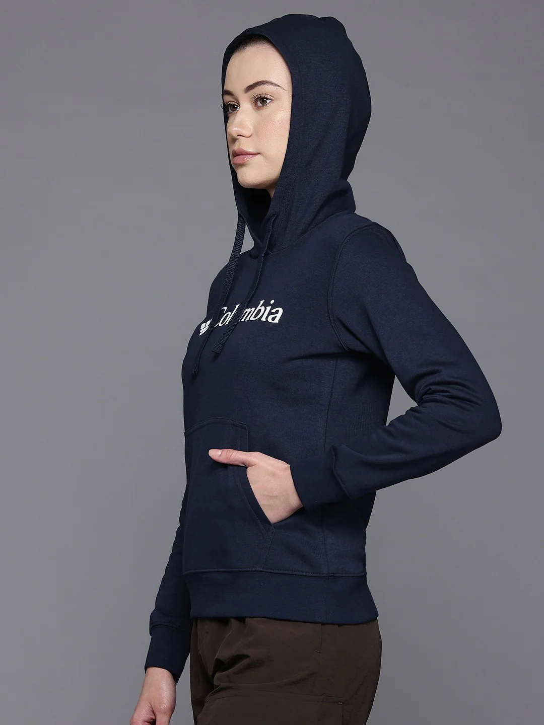 Columbia Women Blue Beaumount Graphic Hoodie - Image 5