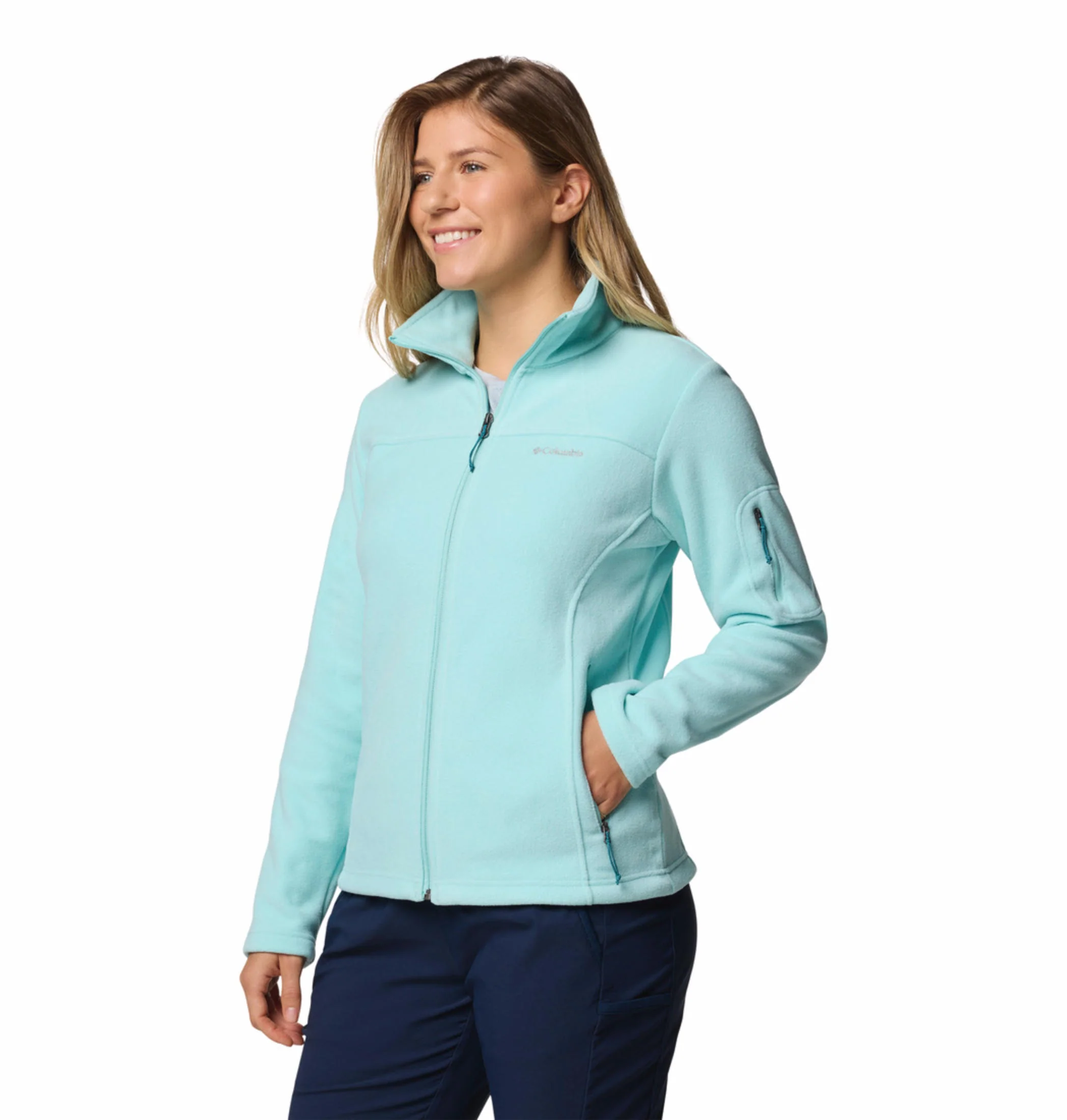Columbia Women Green Fast Trek II Jacket - Image 4