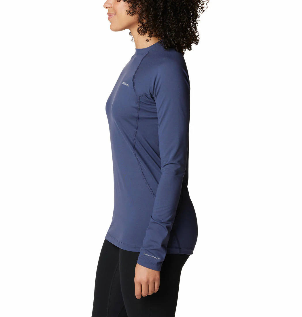 Columbia Women Navy Blue Midweight Stretch Long Sleeve Top (Non Returnable) - Image 3