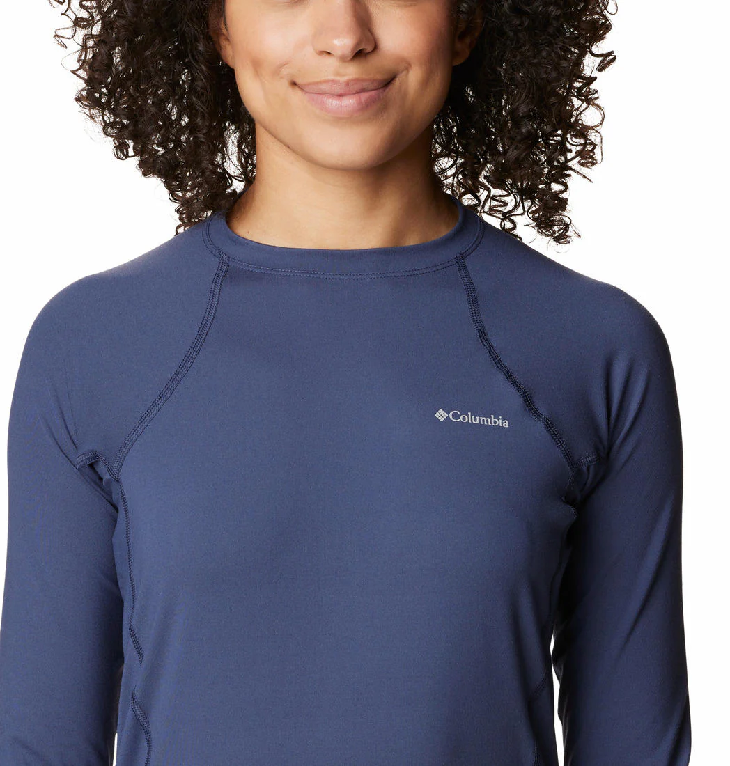 Columbia Women Navy Blue Midweight Stretch Long Sleeve Top (Non Returnable) - Image 4