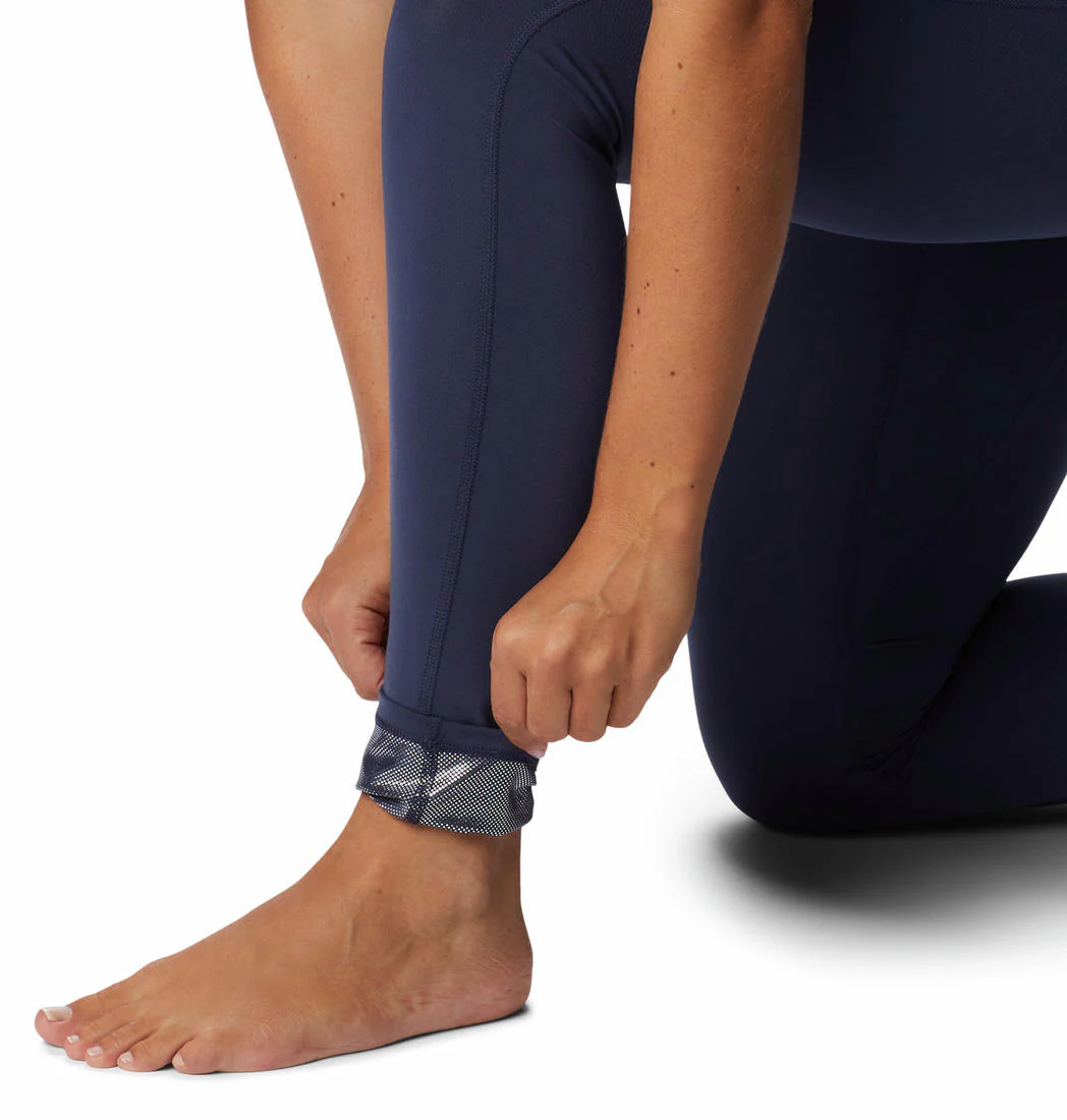 Columbia Women Navy Blue Midweight Stretch Tight (Non Returnable) - Image 6