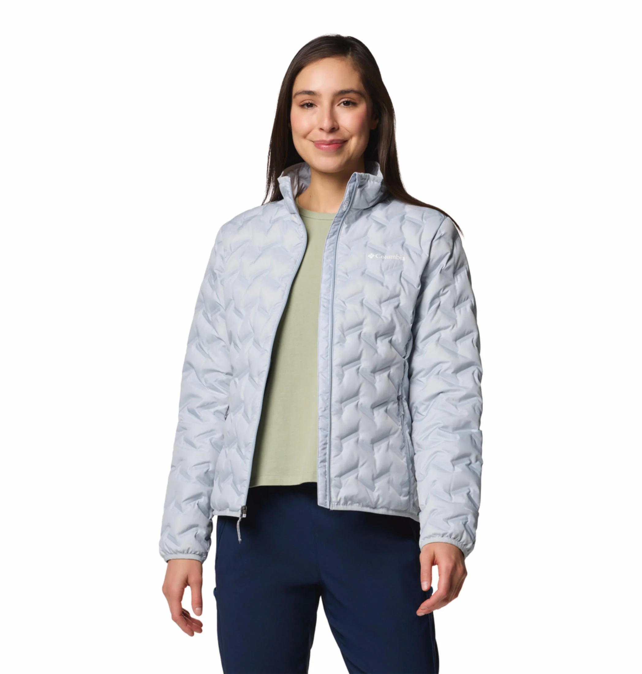 Columbia Women Grey Delta Ridge II Down Jacket - Image 6
